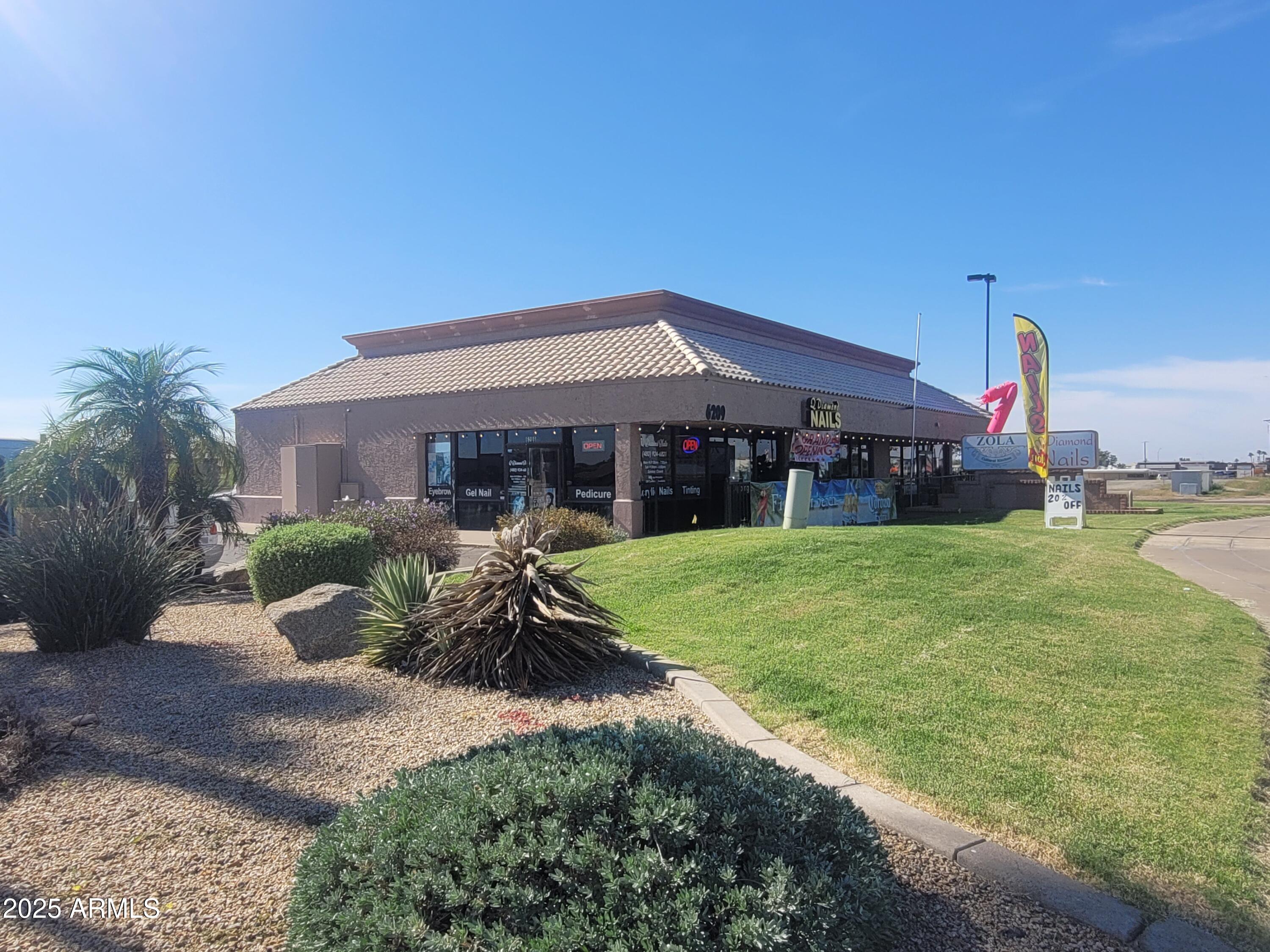 A beautifully renovated, free-standing PAD building is now available for sale at the entrance of the Main Street Plaza Shopping Center. Featuring excellent frontage and visibility along Main Street in East Mesa, this property offers exceptional exposure and convenient accessibility. The building is fully occupied by two tenants—a 2,600 sq. ft. restaurant and a 1,400 sq. ft. nail salon—both providing steady and reliable cash flow. The sale price includes the fully equipped restaurant and nail salon, offering a turnkey investment opportunity and significant potential for continued growth in the rapidly developing surrounding area. The property also offers easy access to Freeway 60 and Loop 202.