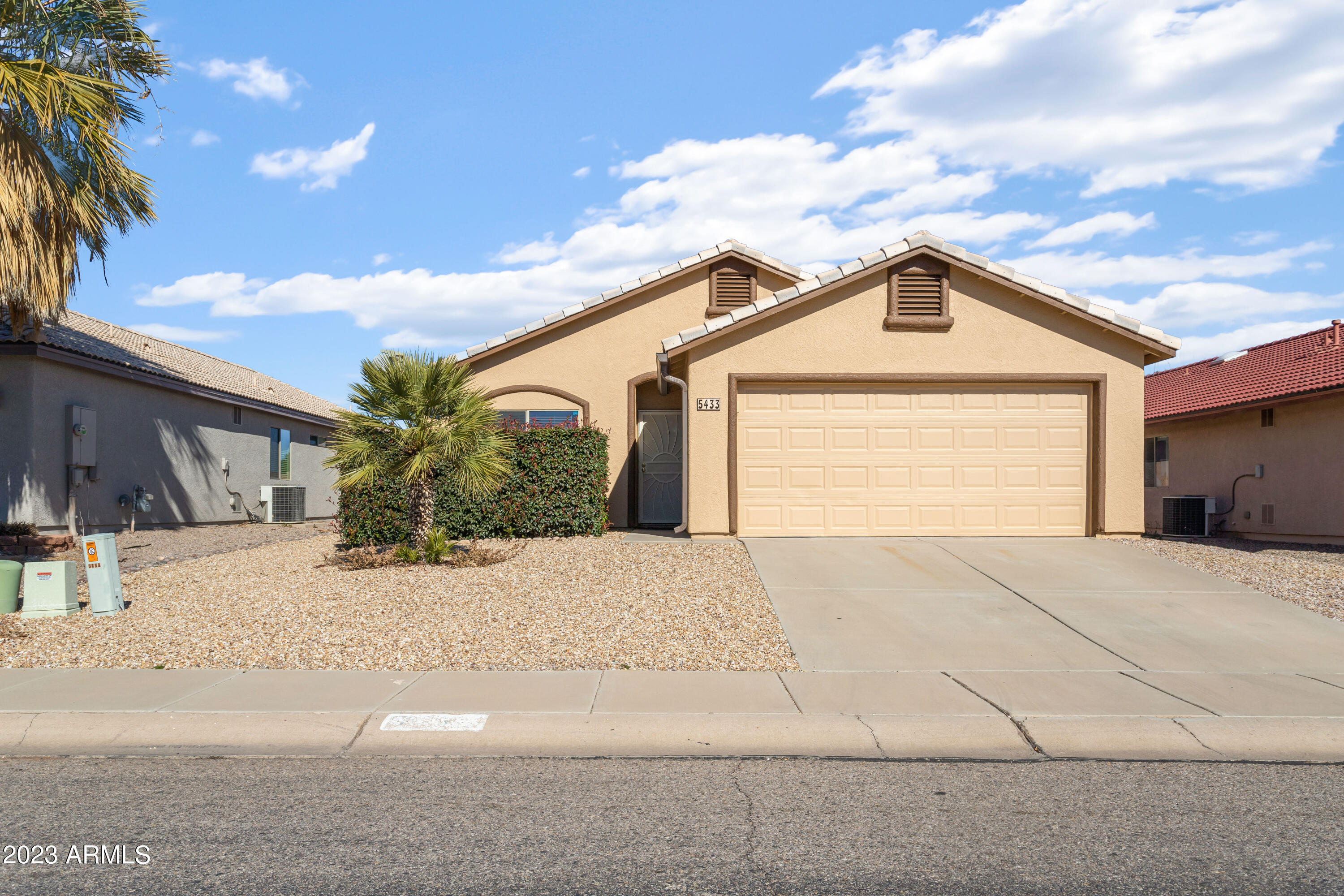 Welcome home to this immaculate home in Chaparral. This 3 bedroom 2 bath home has a large living room and great dining area off the kitchen. Enjoy the peacefulness of the well manicured backyard and no back neighbors. 2 car garage large enough to fit a full size truck. Call today for your private showing.
