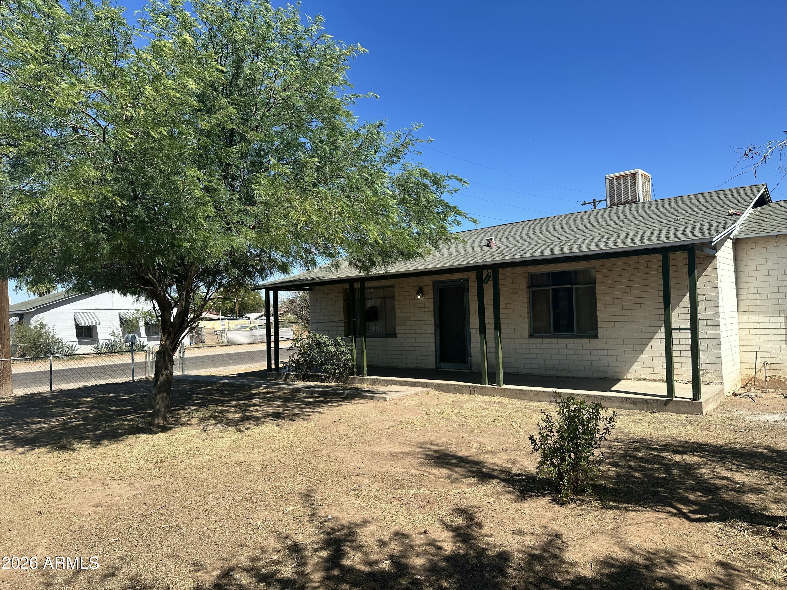 This beautifully remodeled home on a large lot has been meticulously restored fresh paint and ceilings and walls throughout new kitchen cabinets and countertops.  three bedrooms two baths that have been fully remodeled with new cabinets and freshly installed showers. New AC unit installed plus all new Windows for peak Energy efficiency. this property offers a workshop  along with a carport. This lot offers a lot of space if you ever want to add any more buildings or even a mother-in-law suite. Perfectly located in central Phoenix right off the 202 easy access to all parts of the valley 15 minutes from the airport.