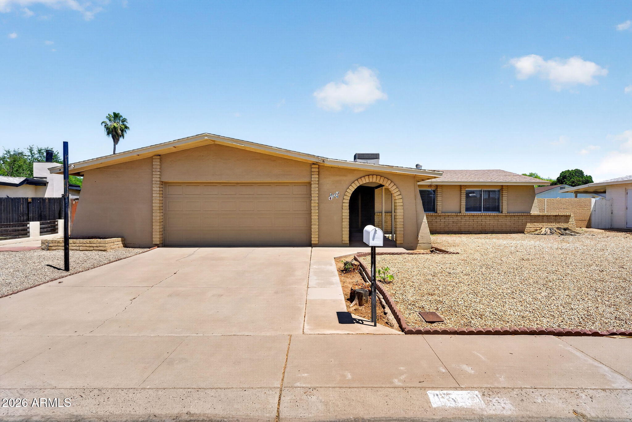 This charming block home in Continental Meadows North has a wonderful blend of comfort, value, and opportunity. The 3 bedroom, 2 bath home offers 1,575 sq ft, a 2-car garage, and a spacious 9,457 sq ft lot with no HOA. Most of the big-ticket items have already been done, including newer roof, 10-year-old AC, 2023 water heater, updated flooring, new toilets, faucets, window coverings, patio door and new side garage door. The home is priced to allow the buyer to make their own desired updates to the interior and create the backyard of their dreams. With a blank-canvas yard, large lot size, and solid block construction, this home is full of potential and ready for its next chapter!