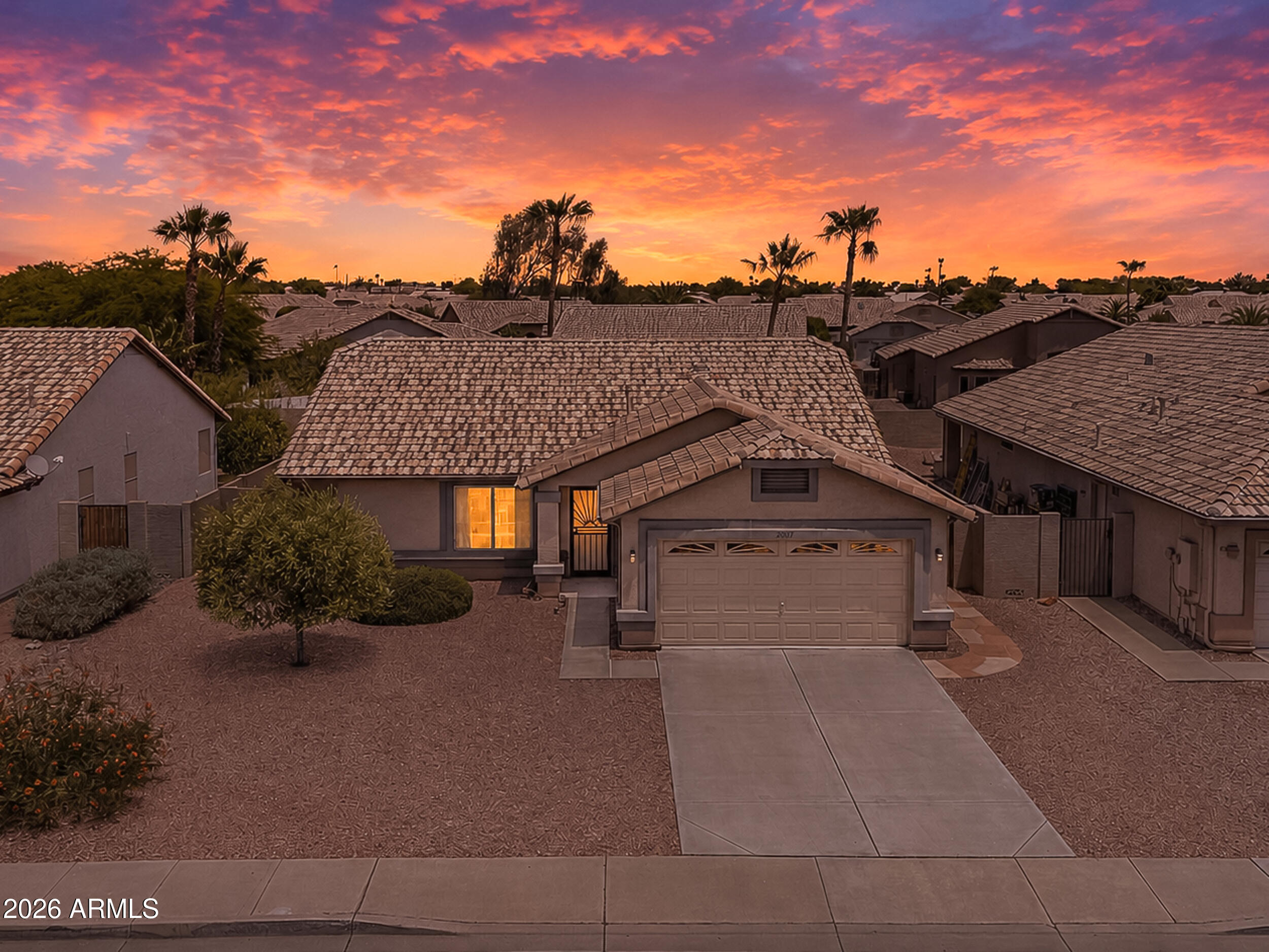 Discover this beautifully updated, move-in-ready home in the sought-after Ventana Lakes community! Offering over 1,800 sq.ft., this inviting 3-bed, 2-bath residence boasts a bright & open floor plan with soaring vaulted ceilings, stylish plank flooring, and warm, modern tones throughout. The remodeled kitchen showcases sleek granite countertops, crisp white cabinetry w/custom hardware, and new stainless steel appliances. Retreat to the spacious primary suite featuring a fully renovated en suite with dual vanities, granite countertop, and a walk-in shower. Step outside to your private backyard, an open canvas ready for you to create your dream oasis. Enjoy community amenities such as pickleball, tennis, a community pool, and much more. This home offers a lifestyle, not just a home!