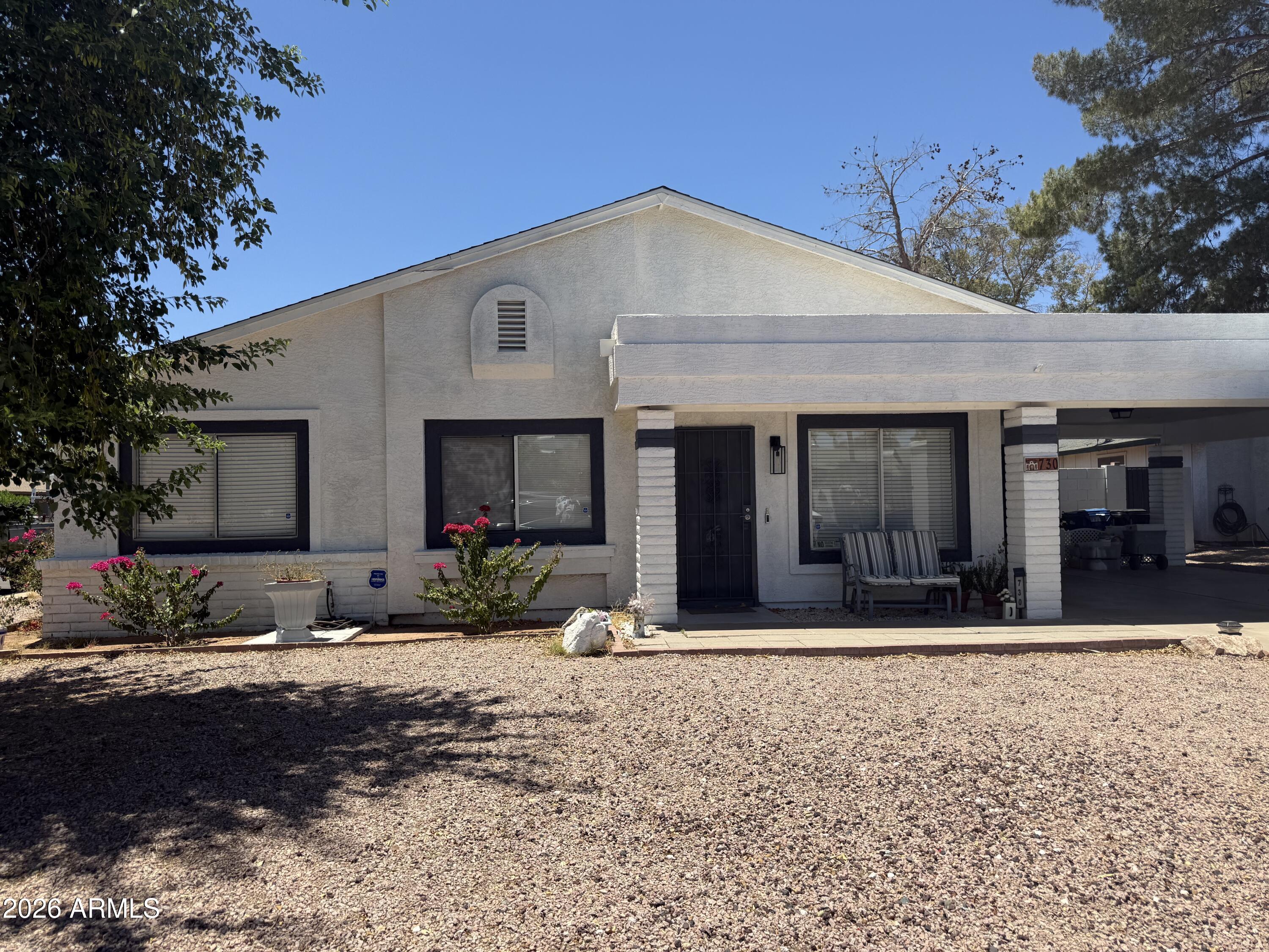 Welcome to your spacious Mesa home offering the perfect blend of updates, location, flexibility and lot size-with NO HOA! Featuring 3 bedrooms, 3 bathrooms over 1,700 square feet, plus a versatile bonus room and two living areas, this home offers exceptional flexibility for todays lifestyle.

Situated on a generous 8,197 sq. ft. lot, you'll enjoy plenty of room to entertain, garden, or create your own backyard retreat. Inside, the functional layout offers comfortable living spaces abundant natural light and move-in ready convenience. Recent updates include fresh exterior paint and a new Roof 2025, providing added peace of mind in an established Mesa neighborhood with convenient access to shopping, dining, parks, golf courses, schools, major freeways, and everything the East Valley offers