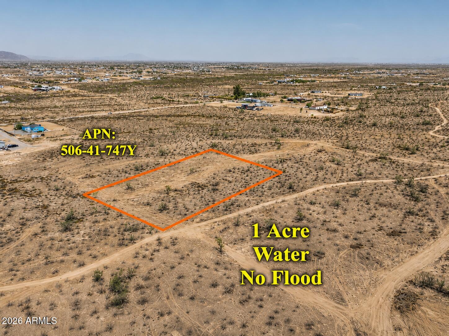 Parcel 5D. of attached survey - 1-acre.
APN: 50641747Y Brand-new private water well with high-end PVC casing, shared with three other 1-acre parcels. Power nearby. 
The property sits slightly elevated, offering excellent views, and is located outside any flood zone. Zoned RU-43 (1 home per acre). Additional parcels available: three 1-acre lots and one 4-acre lot.