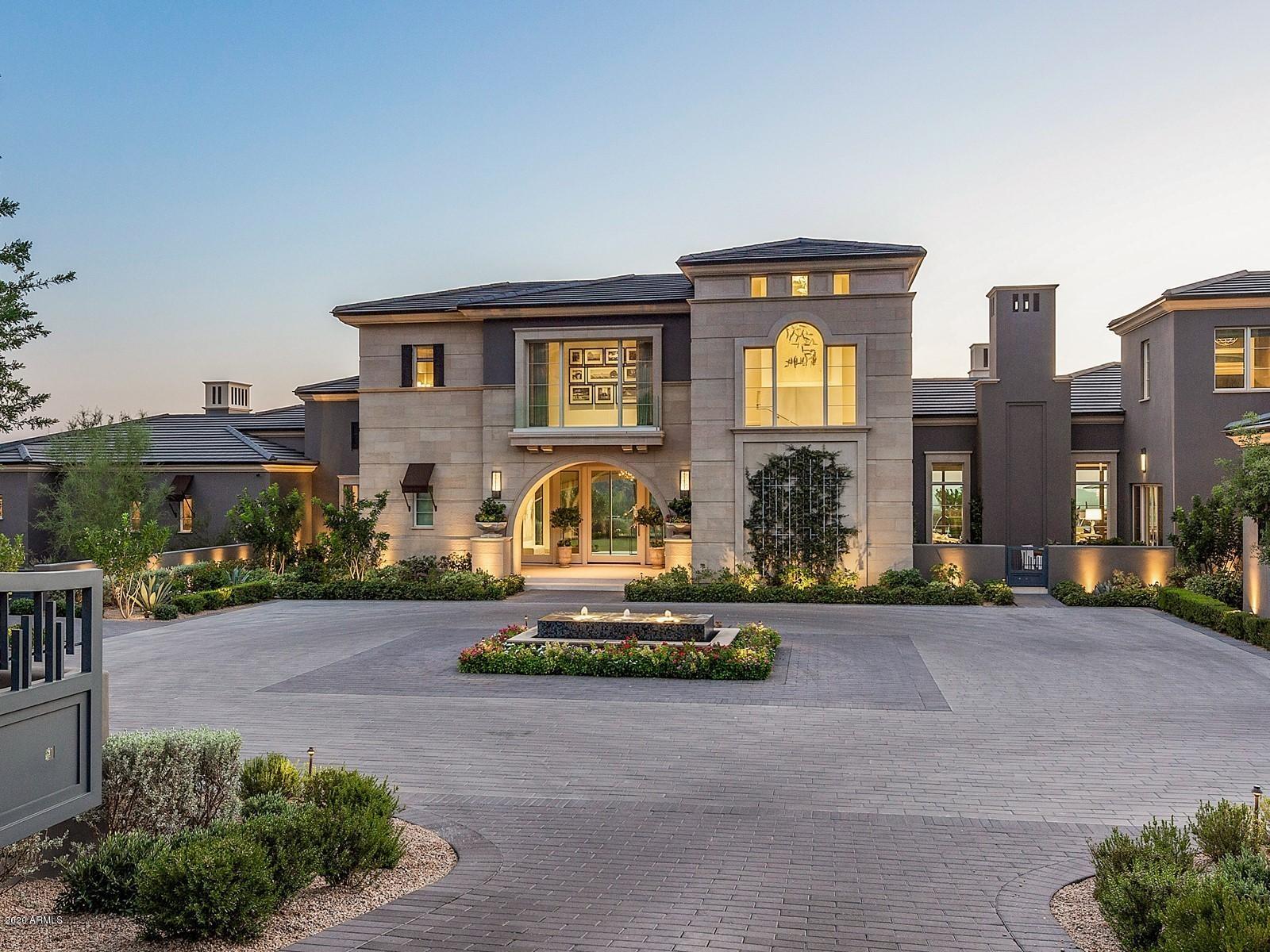 Never before listed, this magnificent private estate awaits a most discerning owner! Situated behind its own private gates on 4.7 acres within the guard-gated Upper Canyon of Silverleaf.  This extraordinary 15,000+ sq ft. architecturally designed by visionary Dale Gardon & built by award winning Salcito Custom Homes offers French limestone & French Oak flooring throughout. Sophisticated bathrooms feature heated flooring & steam showers. Fantastic fully equipped guest house includes washer / dryer, dual custom walk-in closets & private outdoor oasis. Large gym & 6 car airconditioned garage bays. Spectacular outdoor spaces cater to every whim; deep diving pool, spa, firepit, kitchen, multiple sitting areas w/ fireplaces & ceiling heaters guarantee stunning Arizona living & entertaining!!