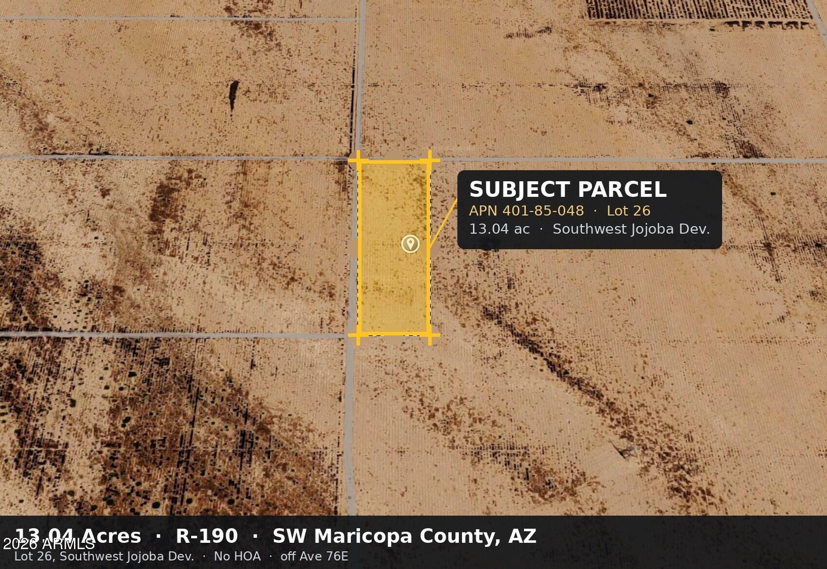 SOUTHWEST JOJOBA DEVELOPMENT 1 (SURVEY) - Land