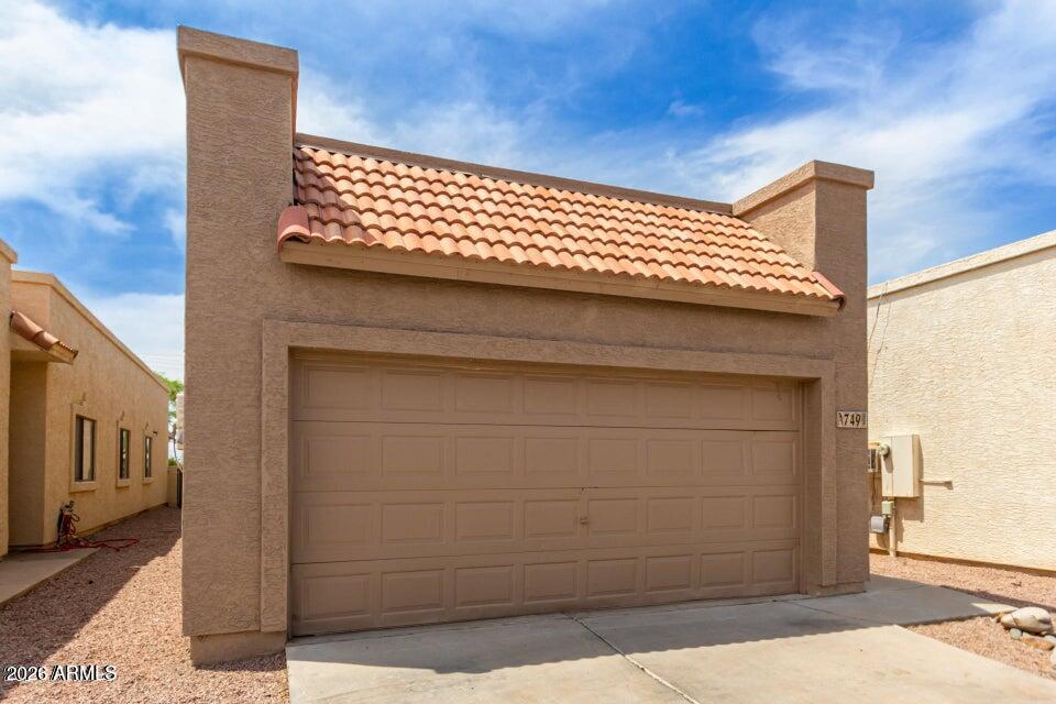 Feel at home in this charming townhouse in the growing Casa Grande community! This 3-bedroom, 2-bath home offers a 2-car garage and low-maintenance landscaping. Inside, enjoy a bright living and dining area with laminate flooring, two-tone paint, and window treatments.

The kitchen features essential appliances, oak cabinetry, a pantry, and ample counter space. The primary suite includes a walk-in closet, private bath, and a sliding door to the patio.

Relax or entertain in the backyard with a covered patio and pavers. Flooring was updated in 2018, and the heating system in 2019. Located just steps from the community pool and minutes from Florence Blvd, with shopping, dining, schools, and parks nearby. Schedule your showing today!