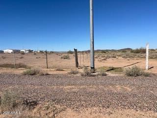 3.55 acres, part is buildable land with electricity. Just off paved roads, this 3.55 acres, part is buildable with electricity is ready
for you to enjoy the quiet rural life. Panoramic mountain views are ready for the ranch lifestyle. Close to the Palo Verde Nuclear Power
Plant makes it convenient to build a home for employees or temporary housing for temporary employees. The seller is willing to discuss
Seller Financing terms. This 3.55 acres part is buildable land with electricity is serviced by Winter's Well Elementary, Ruth Fisher
Middle and Tonopah Valley High schools.