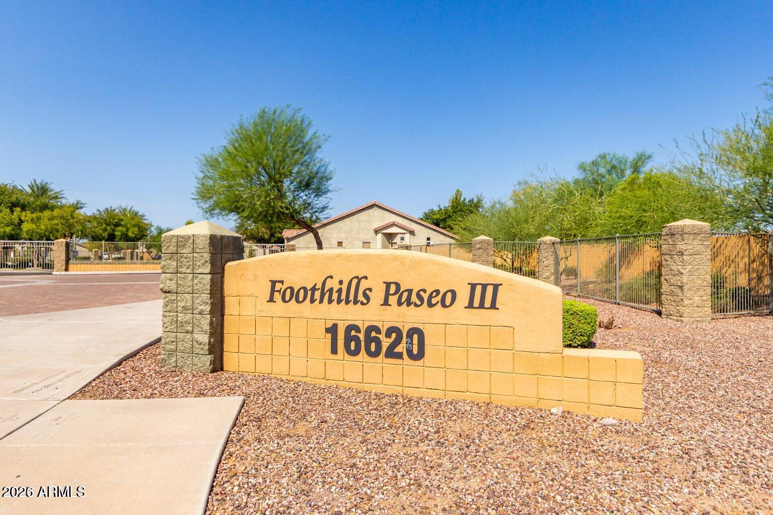 FOOTHILLS PASEO 3 CONDOMINIUM (GATED) - Residential