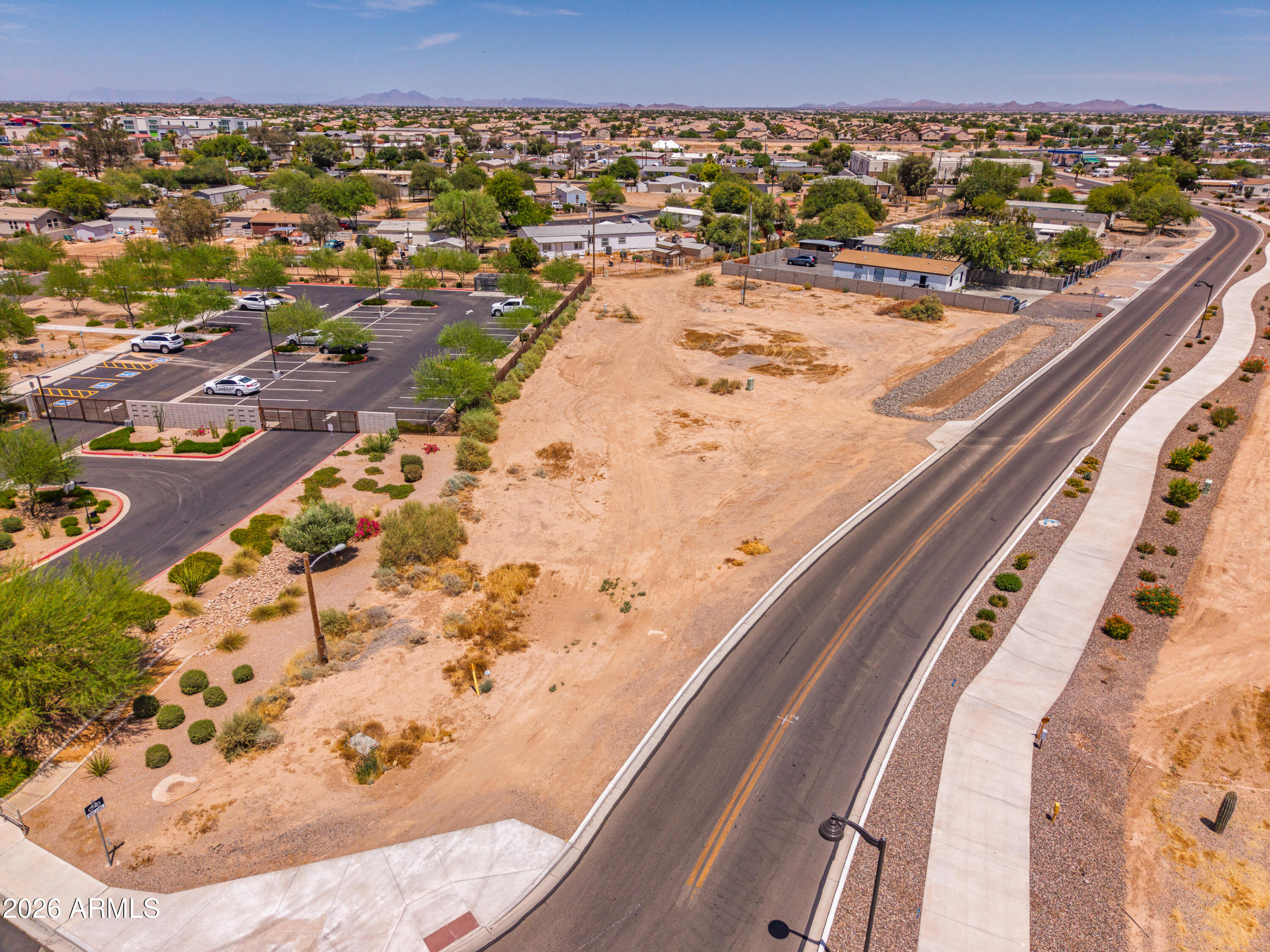 Prime 0.74-acre vacant land opportunity in the growing city of Maricopa. Buyers may wish to explore future zoning or commercial use possibilities with the City of Maricopa. Currently zoned 02RL, this parcel offers endless possibilities.  Water and electric are available at the property line. This property presents a unique opportunity to build invest or hold for future development. NO HOA Don't miss your chance to secure a versatile parcel in one of Arizona's fastest-growing communities.