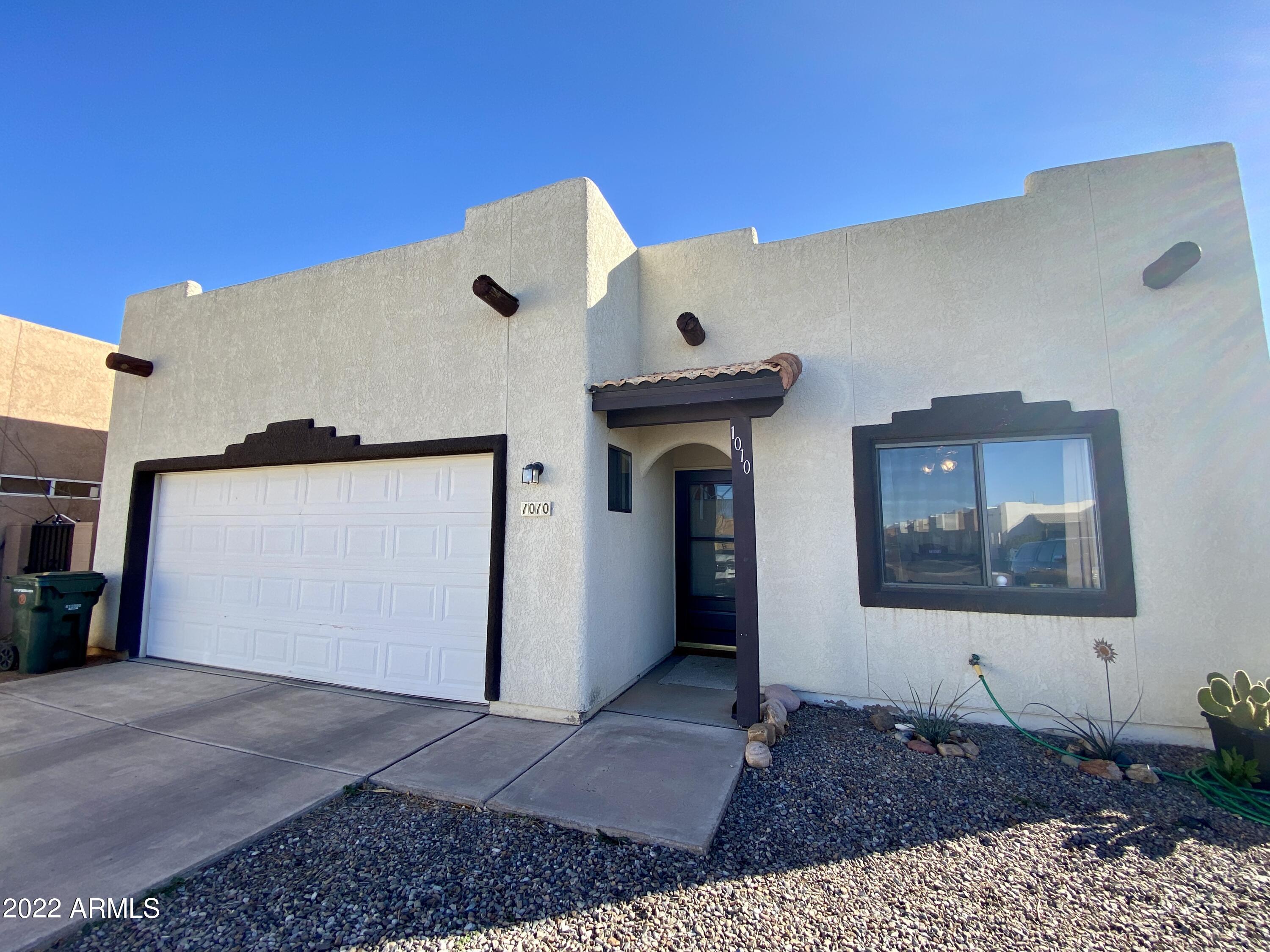 This is the one you have been looking for! Split floor plan, two-bedroom/bathroom, two-car garage, long driveway, and a cul-de-sac. The kitchen has recently been remodeled, giving this house new counters and an open floor plan. The flooring has been updated recently, and the roofing has been re-coated recently. In one of the larger backyards on the street, the block wall along the back has been raised, giving more privacy. Washer/dryer will convey. Short commute to Ft. Huachuca. Owner-occupied, call to schedule your private showing!