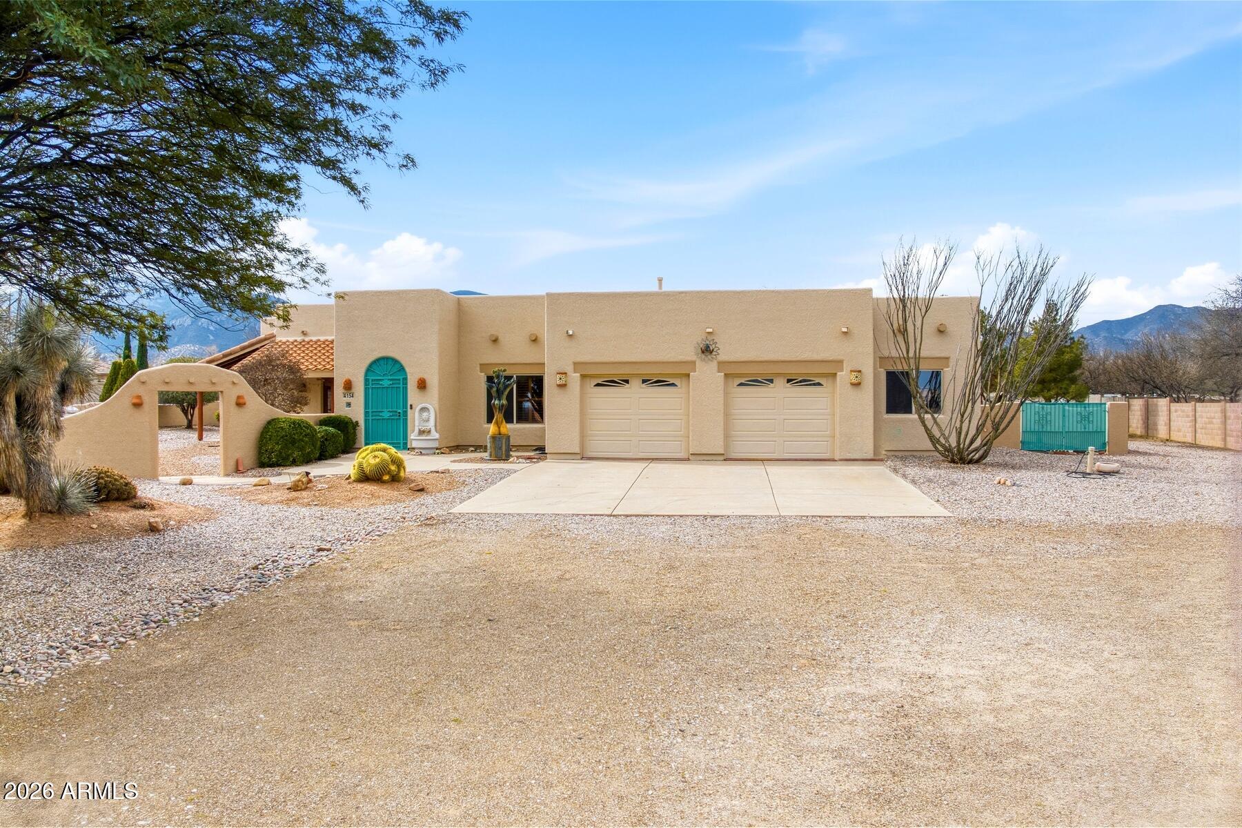 This is an amazing property in Mtn Shadows on a corner lot that has loads of space for the whole family. Walk into a covered entry to find a spacious family room complete with fireplace along with an entrance to the patio and yard for great mountain views along with a formal dining area and gorgeous open kitchen with lots of cabinet and counter space. There's also a large living areas with fireplace that's great for family gatherings.  You'll find a spacious primary bedroom and bath along with 2 other generous bedrooms and a den.  There's a 2.5 car garage with room for the cars and storage area. There are several covered patios for great views of the mountains along with space to enjoy family activities and a storage bldg along with loads of parking spaces.
