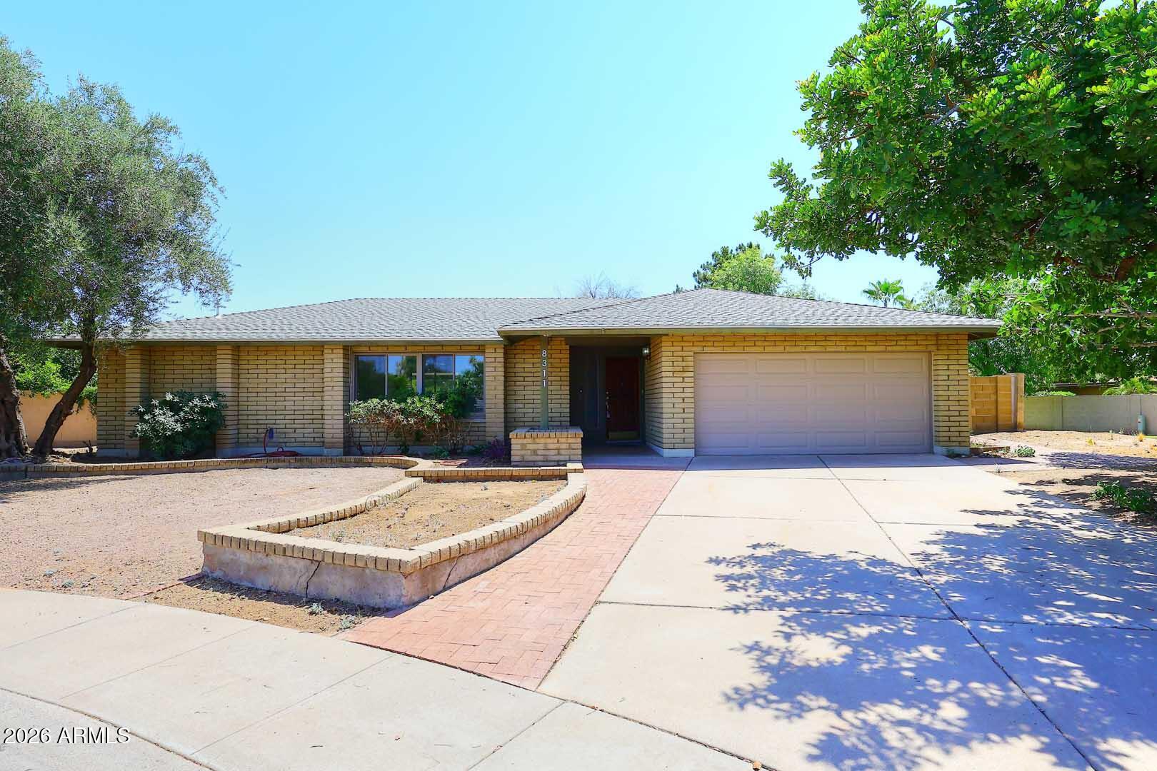 This is one of the best values in McCormick Ranch. Single level home on an over sized lot of 10, 300 square feet with a beautiful pool. The lot is adjacent to a green belt and at the end of a cul-de-sac. In north, central Scottsdale, it will be difficult to find a better value in this location.  Heating and cooling was replaced in 2022. Luxury vinyl was installed in 2025. Newer hot water heater. New bathroom faucets and commode's in 2025. **Owned solar panels** Home has fresh interior paint and has been recently cleaned thoroughly.