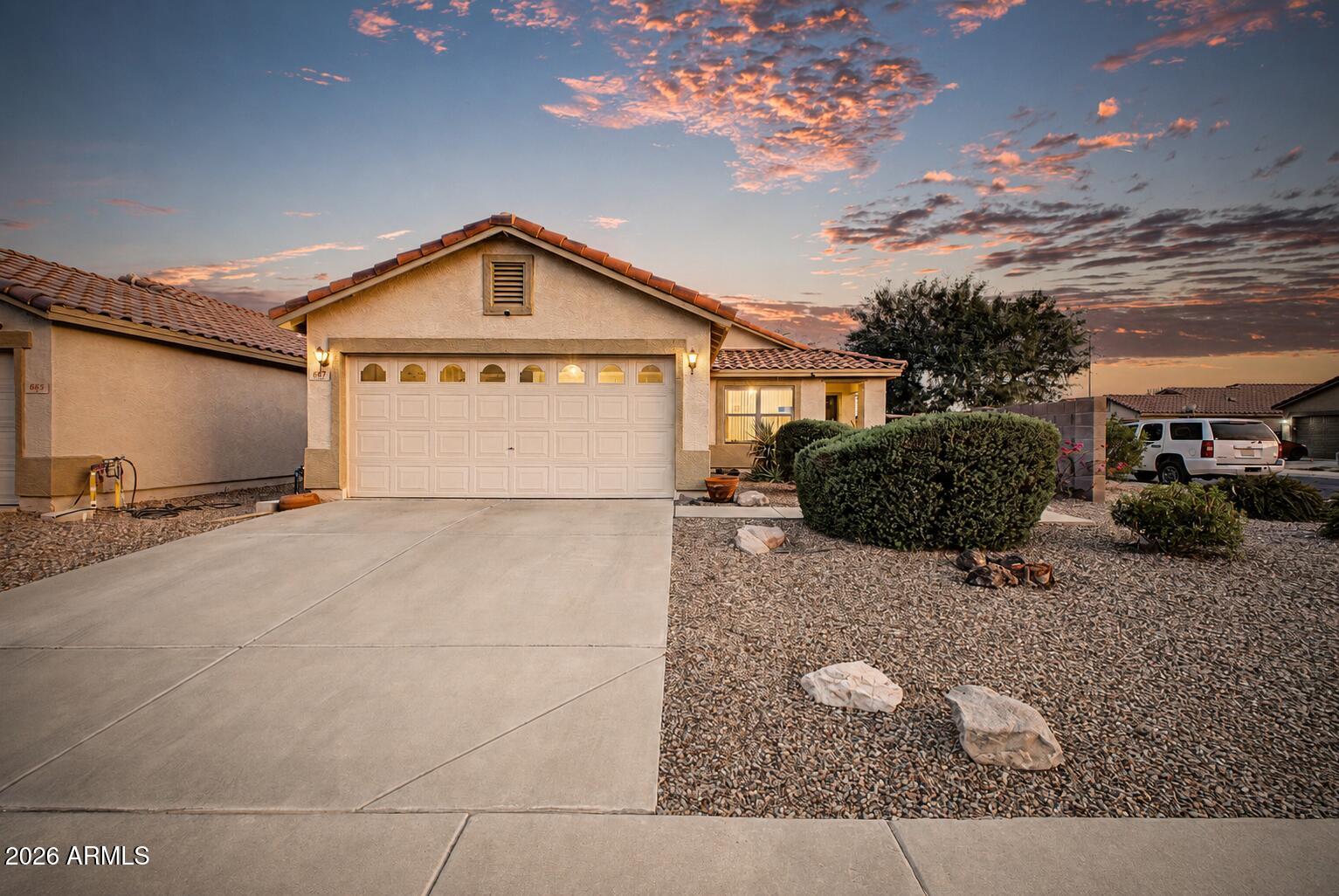 CORNER LOT | SINGLE-LEVEL RANCH | FLEX OFFICE OR DEN | LANDSCAPED BACKYARD

Well-maintained 1,535 sq ft single-family ranch home with a clean, functional floorplan. Efficient solar system keeps energy costs low and home comes with a new R/O system in the kitchen. The layout includes a versatile bonus room with French doors, ideal for a home office, den, or additional living space. The single-level design offers easy everyday living with well-planned room flow. Outside, the landscaped backyard provides a comfortable space to relax, entertain, or personalize. Set on a corner lot with flexible interior space and a well-kept exterior, this home is ready for its next owner.