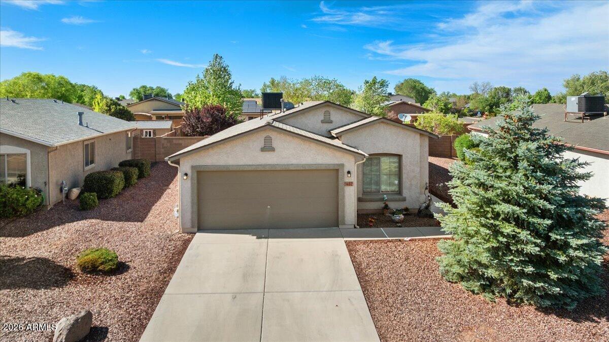 Beautifully updated 3-bedroom, 2-bath home offering 1,651 sq ft with a versatile flex room perfect for a home office, gym, or playroom! This move-in ready home features an open floorplan with spacious living areas and a kitchen complete with tile countertops and brand-new stainless-steel appliances. Enjoy peace of mind with a new roof, new flooring, fresh interior paint, and freshly cleaned air ducts for added comfort and efficiency. The landscaped front and back yards provide inviting outdoor spaces to relax or entertain. Located in a great neighborhood with a nearby park and conveniently close to schools, shopping, and everyday amenities. Modern updates throughout make this home a must-see opportunity!