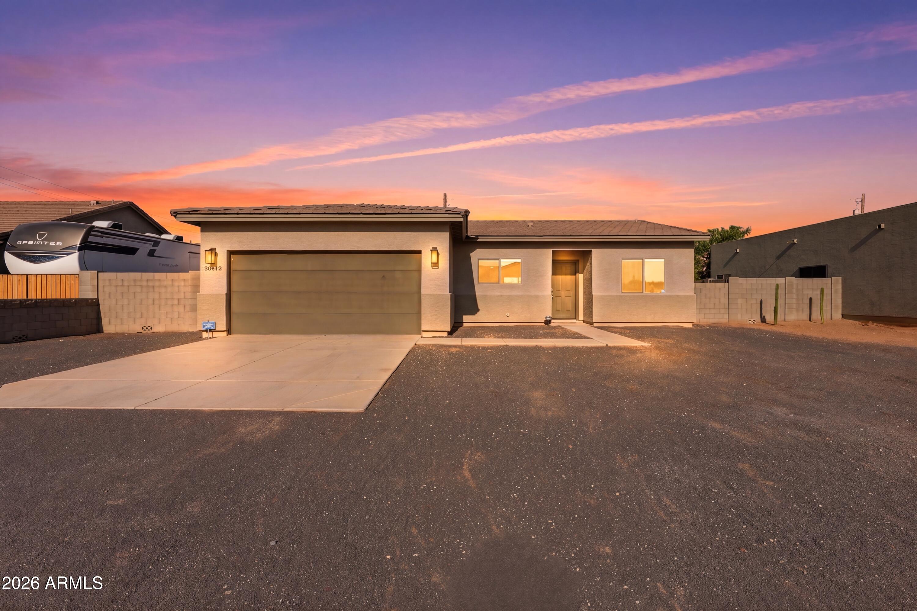 Check out this recently built home with NO HOA! No remodeling or upgrades needed as this home has sprawling tile plank floors throughout the home. The kitchen boasts granite countertops with stunning wood looking cabinets. The backyard is massive and with NO HOA the possibilities are endless! Come and see it today!