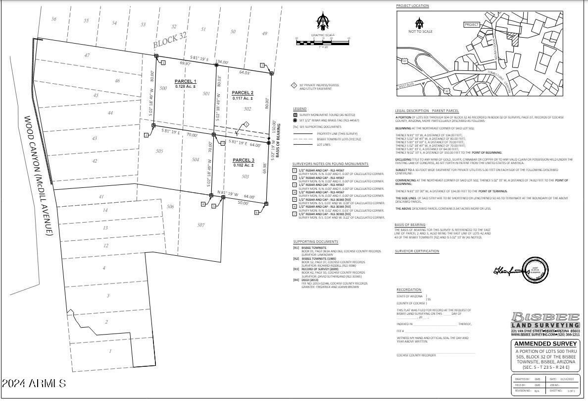 Add'l Prcls- 103-56-004H0: 80x70, 0.128 Ac, 5,598 sqft. 103-56-004K4: 70x64, 0.102 ac, 4,480 sqft. - Land