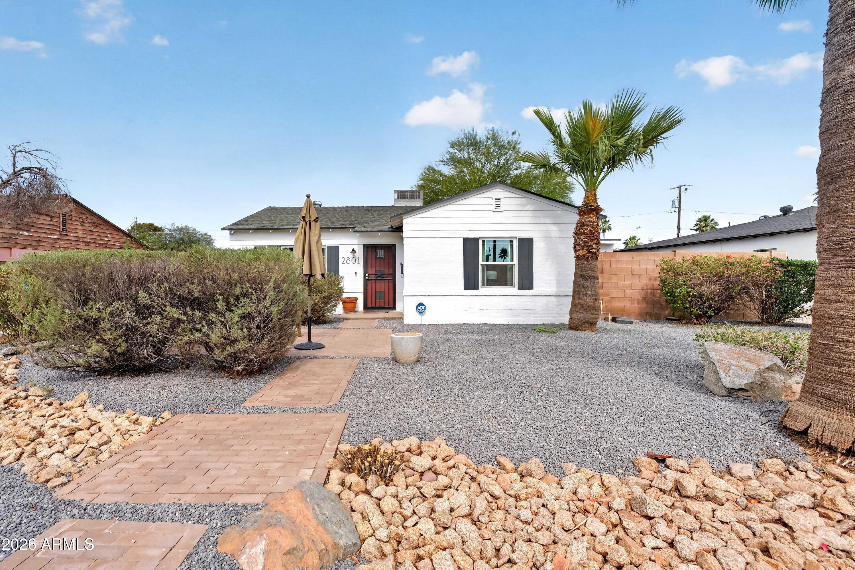 This 3-bedroom, 2-bathroom single-story home sits in the Country Club Park Historic District, blending historic character with thoughtful modern updates. The interior has been freshly painted throughout, and the front landscaping has just been completed, giving the home strong curb appeal from the moment you arrive.
Dual-pane windows add energy efficiency throughout. The spacious backyard includes a patio with room for outdoor entertaining, and the DETACHED GARAGE provides additional storage and workspace rarely found in this neighborhood.
The property is located within minutes of major highways, Sky Harbor Airport, dining, and recreation.