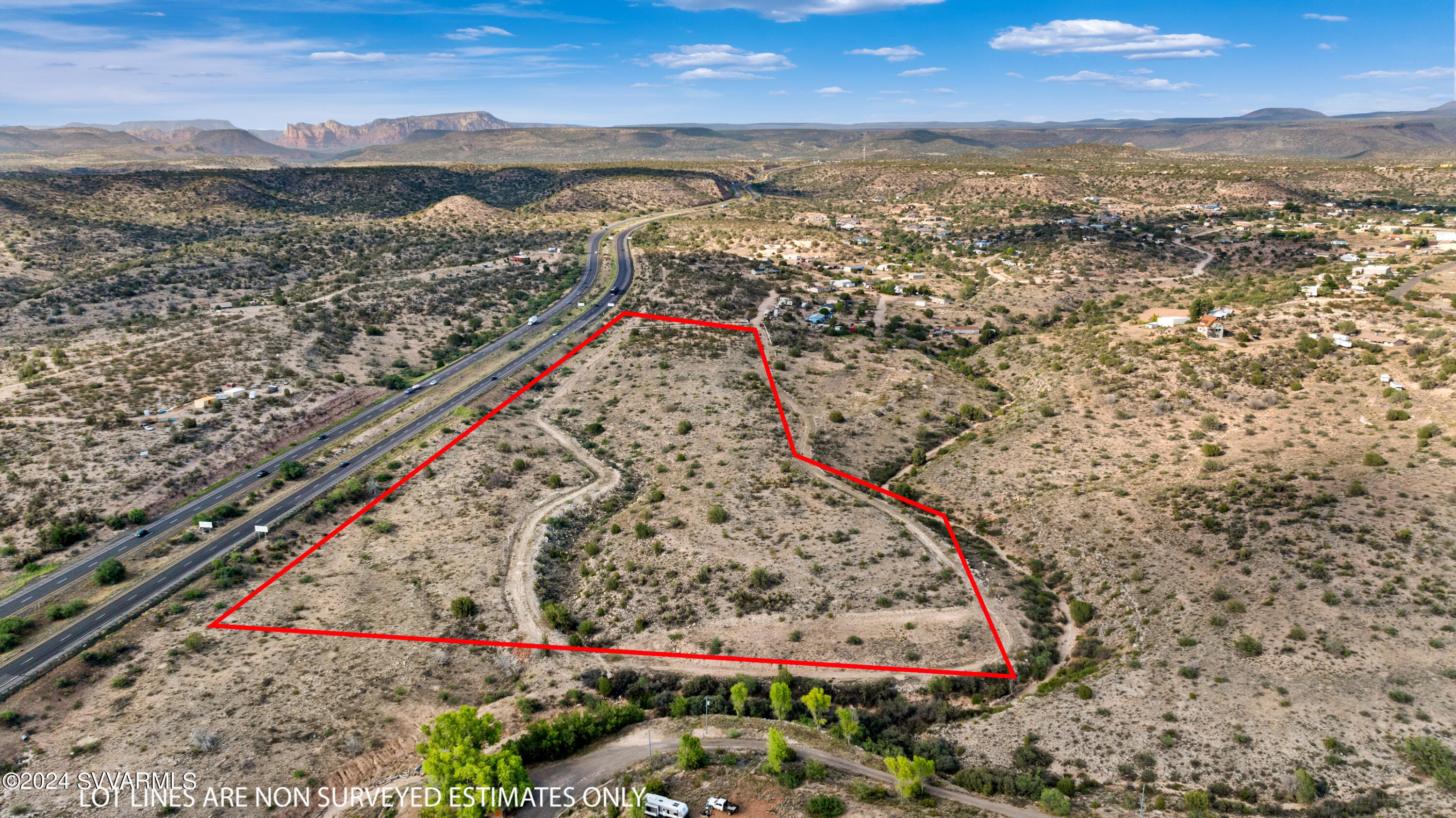 Metes and Bounds 
Acreage includes 405-24-033C
and 405-24-033D - Land