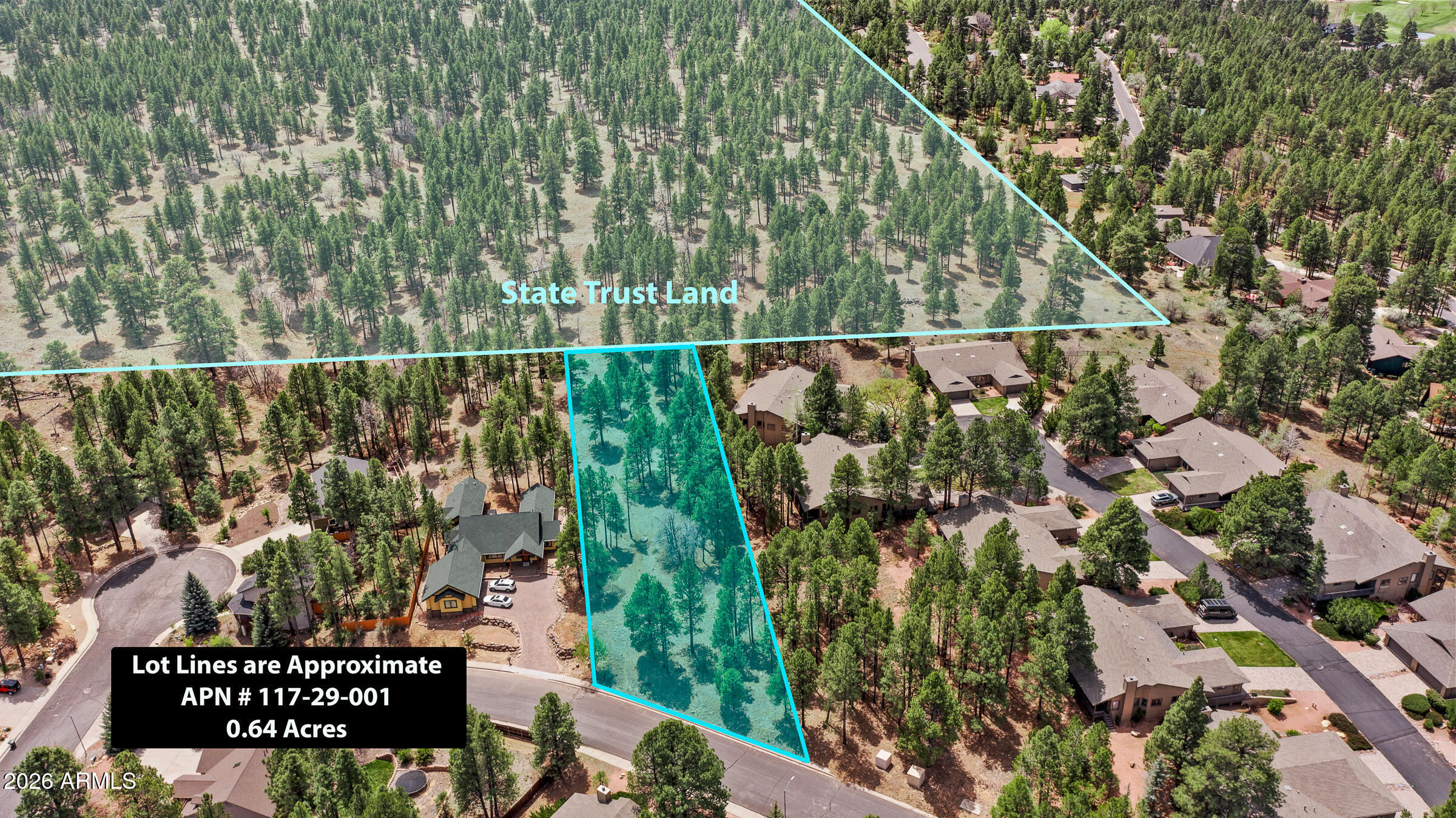 Let your Vision become a reality when you build a Custom Dream Home on this amazing .64-acre lot in the Highly Sought-after Walnut Ridge Neighborhood! This prime parcel is conveniently located near an abundance of amenities. Enjoy a short walk to the Continental Country Club's Championship Golf Course, Swimming Pools, Fitness & Recreation Centers & is only an 8 iron away from the Par 3 Pitch & Putt. A huge bonus is you're also just moments from the popular neighborhood restaurant, ''The Oakmont.'' This lot backs State Trust Land, offering unparalleled privacy & access to all four seasons of outdoor enjoyment, including hiking & biking trails. As an owner of this parcel, you are eligible to purchase a recreational pass to the Continental Country Club. Reach out to your agent for more info!!