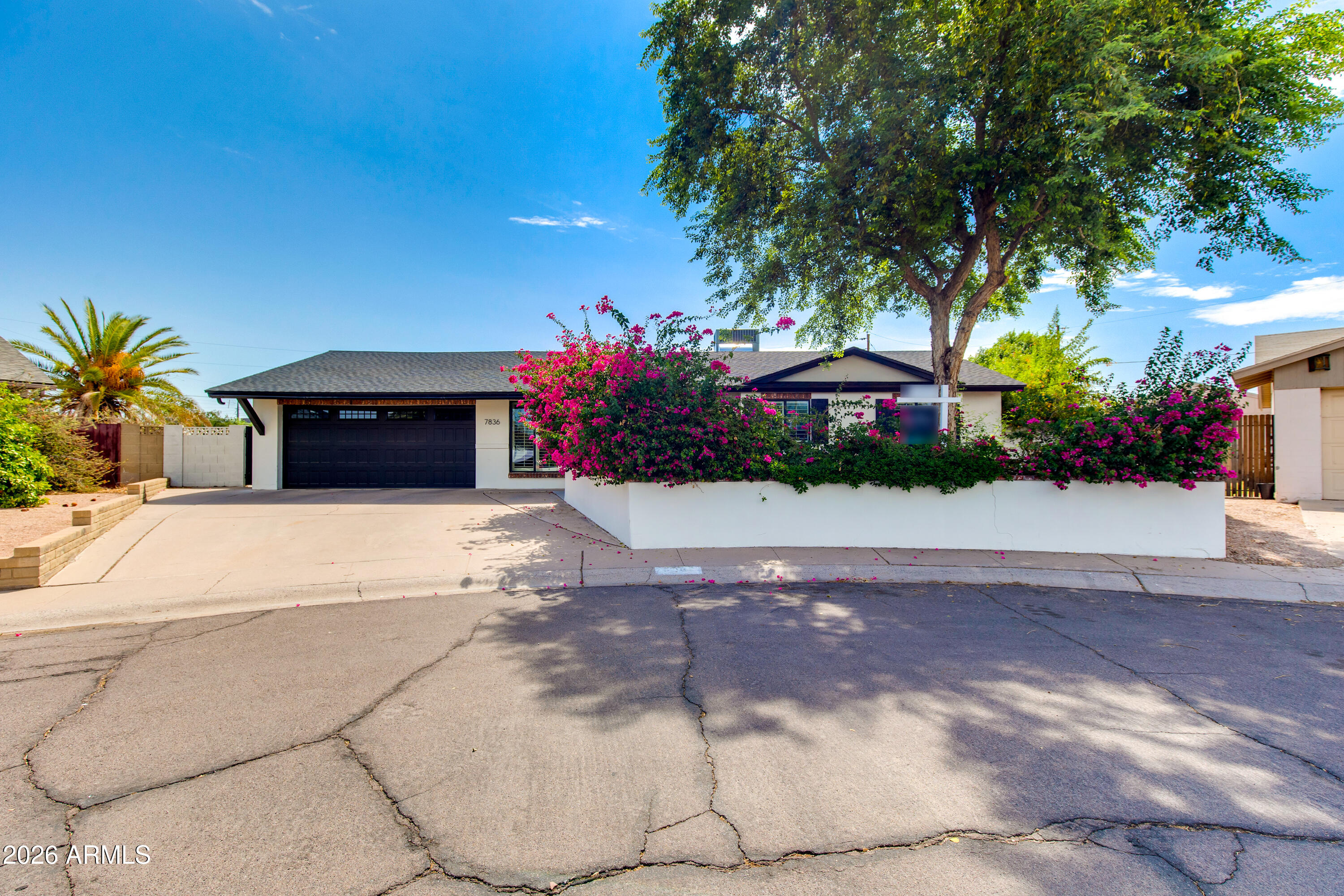 Exceptional location with incredible lifestyle access! This beautifully remodeled 4-bedroom, 3-bath home is tucked away on a quiet cul-de-sac and offers comfort, style, and convenience. Interior & exterior updates throughout to include a beautifully remodeled kitchen featuring Taj Mahal & Granite countertops, Kohler fixtures, newly remodeled bathrooms, upgraded cabinetry, paint, ceramic tile flooring, patio awning, and custom plantation shutters throughout. Step outside to an oversized backyard featuring two large covered patios, creating the perfect setting for outdoor entertaining or relaxing year-round. Situated on one of the largest lots in the community, the property also offers an RV gate and dedicated RV concrete parking with plenty of room for extra vehicles or recreational toys. Enjoy an unbeatable location moments away from the greenbelt and El Dorado Park, close to multiple newly updated playgrounds, and near El Dorado Community Center with a pool and waterslides. Located near freeways, shopping, and entertainment makes commuting and exploring everything the Valley has to offer effortless.