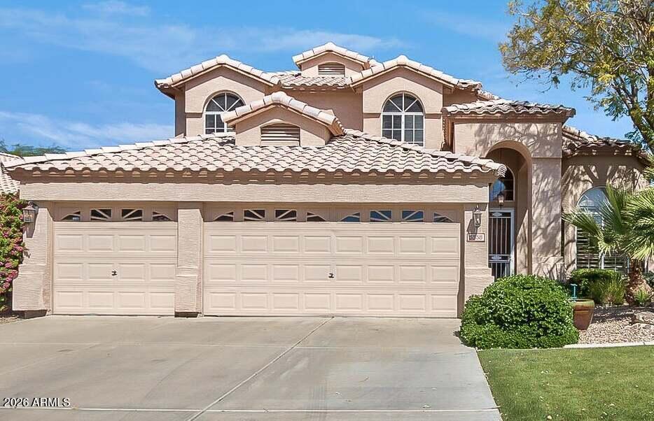 Lakefront living at its finest! This beautiful 4-bedroom, 3-bath home is perfectly situated on a premium waterfront lot in the highly desirable Arrowhead Lakes community. Enjoy breathtaking lake and mountain views from your private backyard featuring a sparkling pool and plenty of space to entertain. Inside, the open floor plan offers seamless living and dining areas, while the spacious kitchen showcases granite countertops and abundant cabinetry. Additional highlights include a 3-car garage, RV gate, and an unbeatable location close to shopping, dining, and recreation. A rare opportunity to own a true Arizona waterfront retreat!