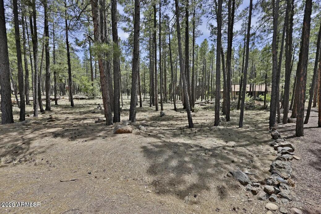 Gently sloping and oversized cul-de-sac lot in Pinetop Lakes with all utilities to the lot line. Heavily treed with tall ponderosa pines and oak trees. Very close to the National Forest trailhead and the Pinetop Lakes Recreation Center. This is the perfect location to build a cabin to enjoy all the outdoor activities the White Mountains are known for!