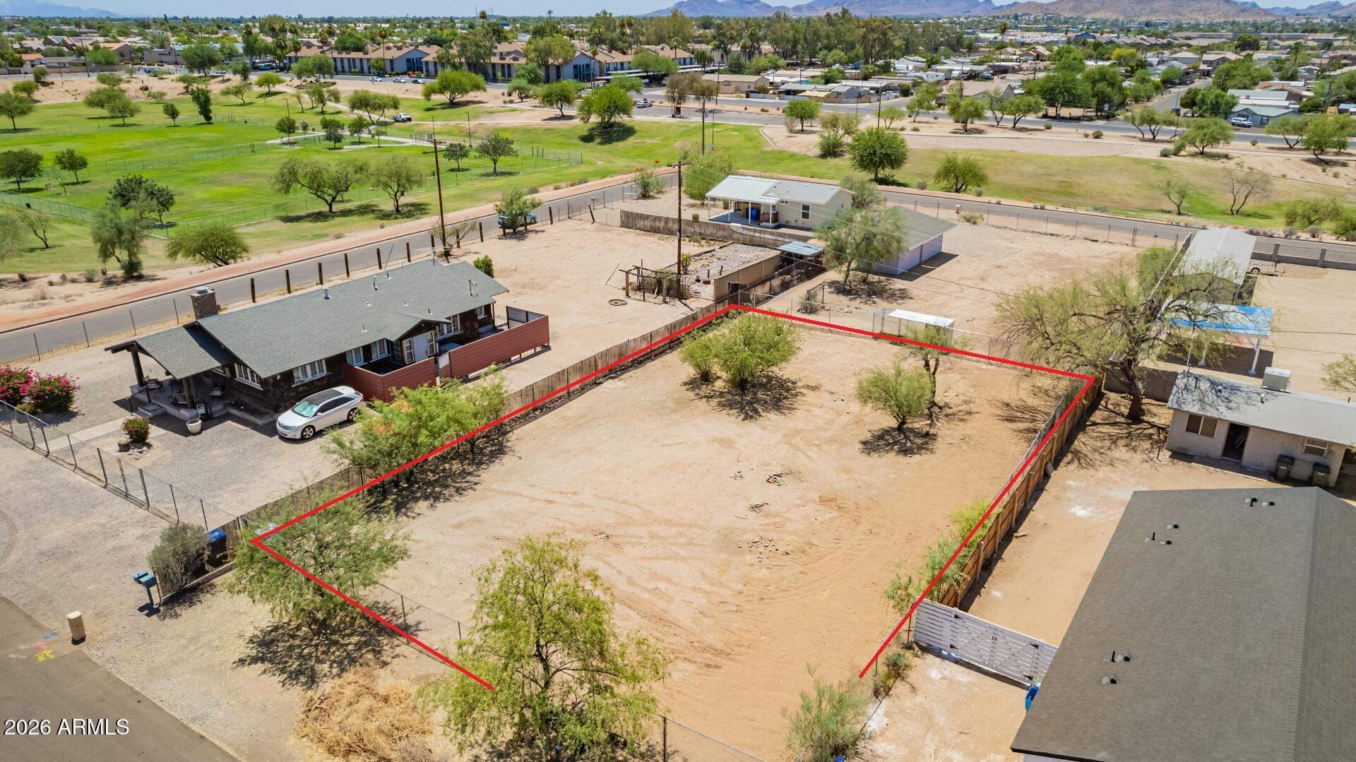 Looking to build your home or investment property? Large 11,555 sf (.26 acres) with no HOA. This fenced Lot is zoned R1-8, City of Phoenix and offers ample space for your RV, boat or work trucks.  Desirable north/south exposure with quick access to the Loop 101 Freeway. John Cabot Rd ends two lots to the west, offering privacy and limited traffic. Great central location for a contractor or small business to use as a storage lot or to park your equipment. Close to restaurants, shopping and retail.  Buyer to connect the lot to city sewer & verify all material facts.