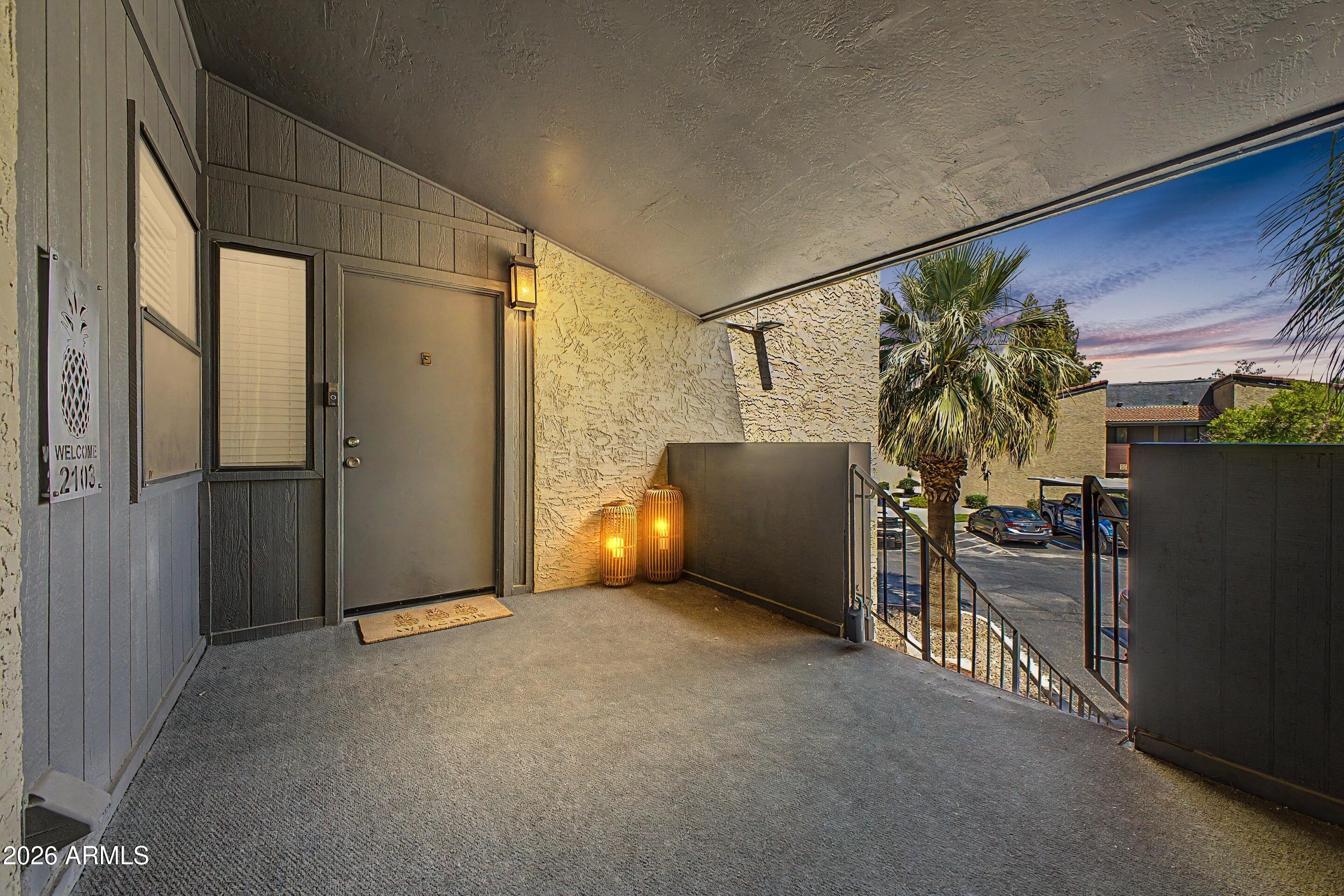 Beautifully updated 2-bedroom condo in the heart of Mesa! Conveniently located near the community entrance with plenty of open parking and just steps from the pool. Inside features brand new flooring & baseboards, fresh interior paint, updated bathrooms, quartz countertops, 2 large bedrooms with each having a walk-in closet and plenty of storage throughout. Enjoy quick access to the US-60 and Loop 101 freeways and be minutes from Mesa Community College, Banner Desert Medical Center, Downtown Mesa, Riverview Park, and Sloan Park, home of Chicago Cubs spring training. Perfect as a primary residence, winter getaway, or investment opportunity!