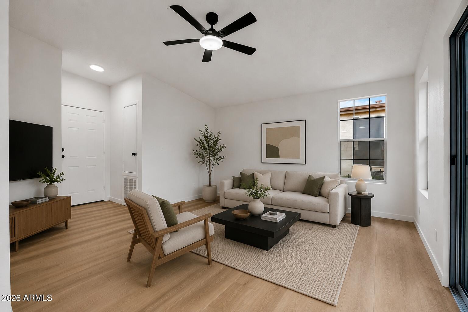OWNED LAND! NO LOT FEE! Sunbird Gem! Enjoy peaceful, low maintenance living in your completely remodeled home! All new cabinets, counters, appliances, washer/dryer, paint, flooring and more! This is really a ''see if to believe it''. Quiet community with no landscaping! Come see this today!