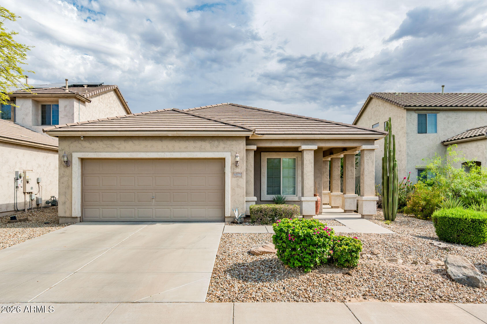Welcome to this beautifully maintained 3-bed + den, 2-bathroom home offering 1,776 square feet of comfortable living space. The open-concept floor plan features a large great room with abundant natural light, creating the perfect setting for everyday living and entertaining. The versatile den is ideal for a home office, playroom, or flex space to fit your lifestyle. Enjoy the added privacy and scenic views with no homes directly in front, as the property overlooks a large neighborhood park.

Conveniently located less than 10 minutes from Verrado Marketplace, you'll have quick access to shopping, dining, and entertainment while also being just minutes from the White Tank Mountains, offering hiking and outdoor recreation. Commuters will appreciate the easy access to I-10 & Loop 303 highway