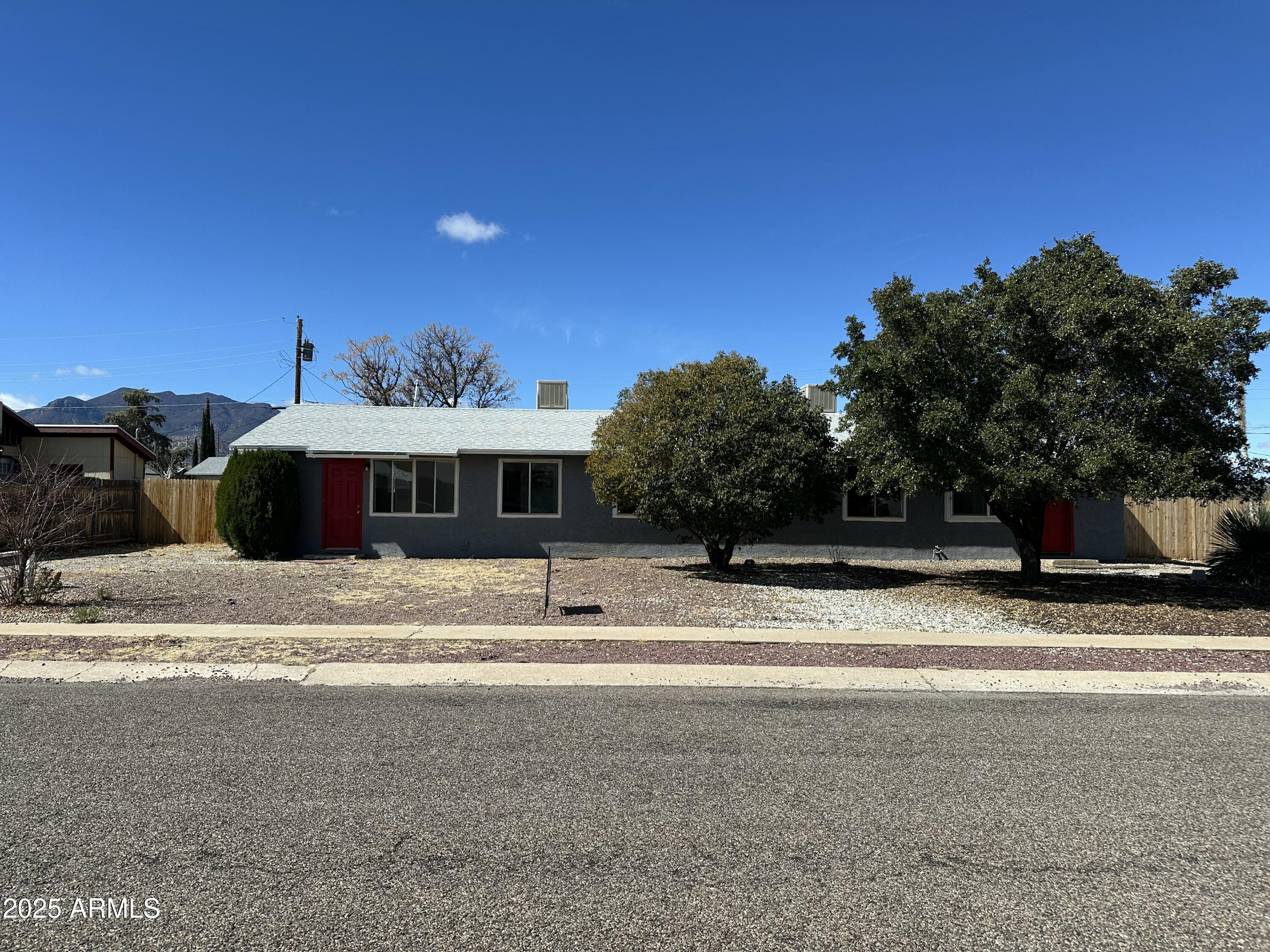 Discover a profitable investment opportunity with this charming and recently renovated duplex located in Sierra Vista, AZ. Each unit features 3 bedrooms and 1 bathroom, providing comfortable living spaces for tenants. The eat-in kitchens come equipped with a gas range and refrigerator, ideal for preparing delicious meals. Additional amenities include evaporative cooling, wall furnaces, and fenced backyards, offering security and privacy.
Each unit generates an average monthly rent of approximately $1,000, totaling around $24,000 in annual income. This property presents a smart investment opportunity in Sierra Vista, with the potential for a strong return on investment.
Don't miss out on this exceptional investment opportunity in Sierra Vista.
