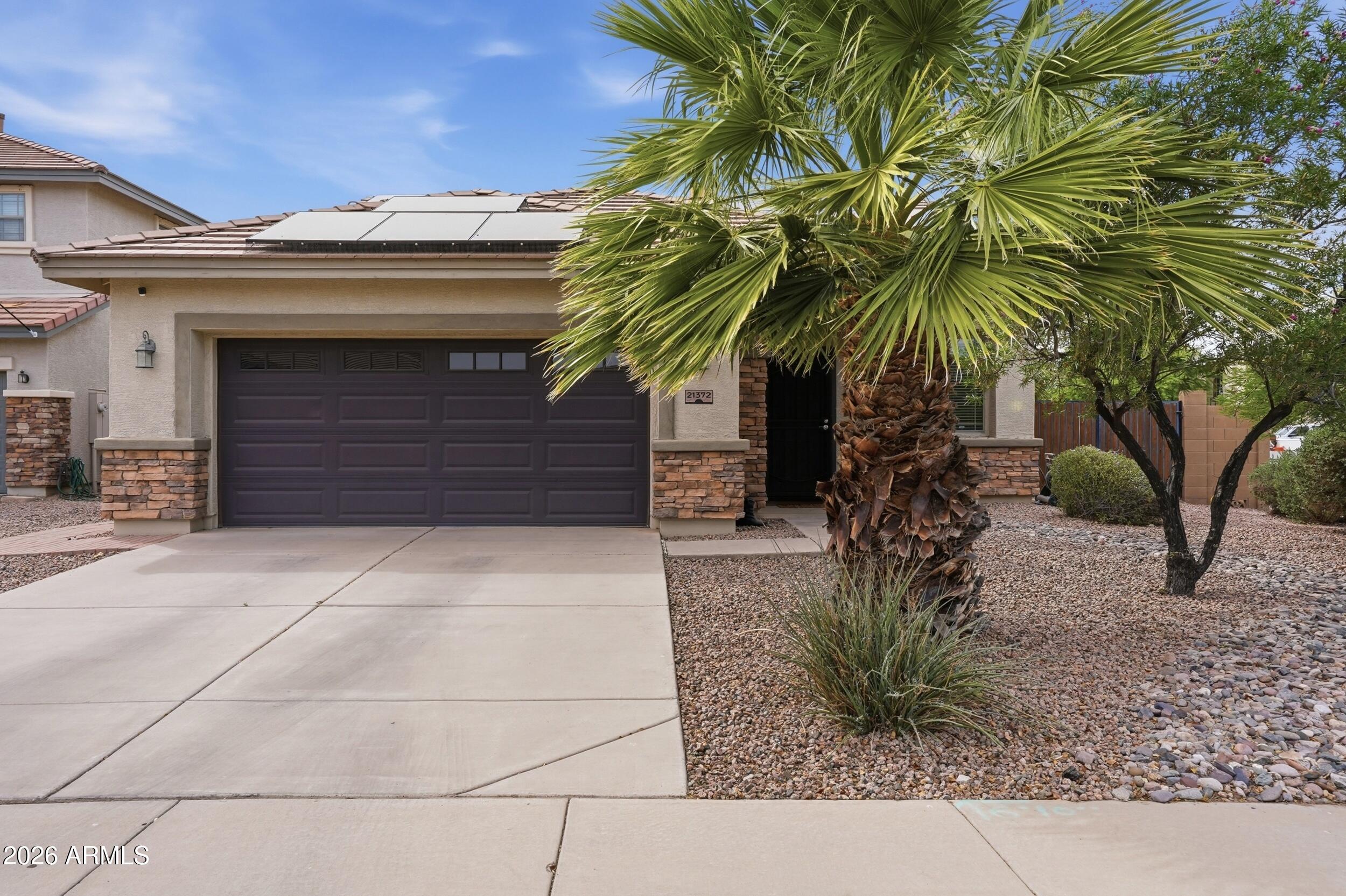 Welcome to your move-in ready Arizona lifestyle. Situated on a premier cul-de-sac corner lot, this 3 bed, 2 bath home offers high ceilings, architectural charm, and a cozy fireplace. Skip the upgrades and delays - enjoy a fully finished backyard with a sparkling pool, covered patio, and space to entertain from day one. The functional layout and inviting living spaces make everyday living effortless. Complete with an RV gate and 2-car garage, this home delivers features new builds can't...without the wait. Priced to compete, it's the perfect blend of lifestyle, convenience, and value.