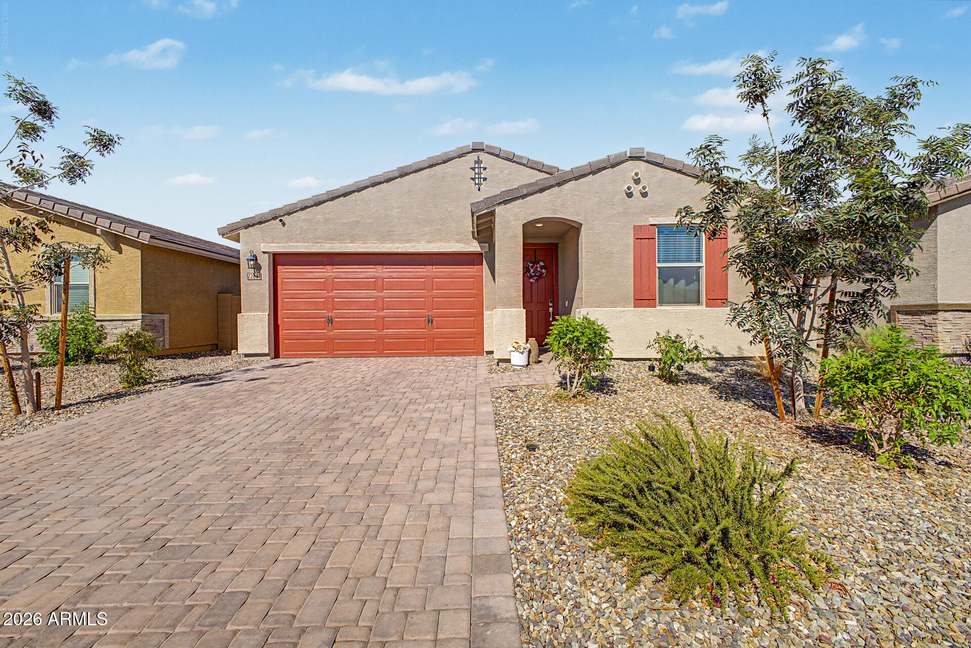 Turn-key and beautifully upgraded, this spacious 4 bedroom, 3 bath home offers the perfect blend of comfort and functionality.  Featuring a desirable floor plan with private mother in law suite within the home and a dedicated play area, there's plenty of space for everyone.  Enjoy added privacy with no backyard neighbors and an unbeatable location just minutes from the Loop 303 freeway, providing easy access to shopping, dining, schools and entertainment.  With numerous upgrades throughout and move in ready convenience, this home has it all.
