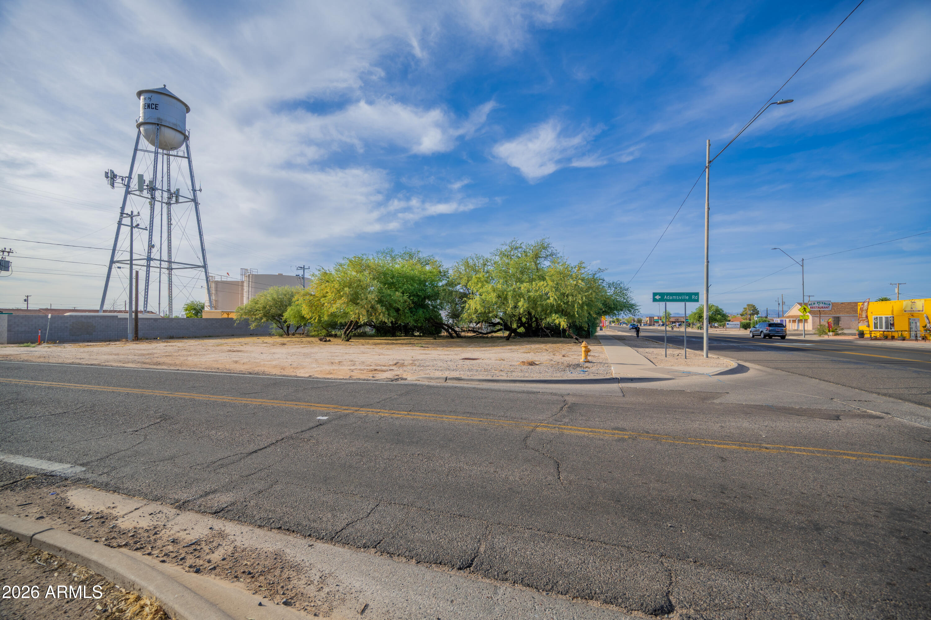 Positioned in the heart of Florence's historic downtown, this prime corner lot offers an exceptional opportunity to bring your vision to life. Surrounded by a thriving mix of established businesses--including dining, medical offices, insurance agencies, auto parts retailers, and barbershops--this location benefits from steady local traffic and strong community presence.
Whether you're looking to develop now or secure a strategic buy-and-hold investment, this property presents endless potential in one of Pinal County's most charming and steadily growing towns. With its rich history and small-town appeal, Florence continues to attract residents and visitors alike, creating demand for new and creative commercial concepts.
Bring something the community needs--boutique retail, non-profit, specialty dining, professional services, or a unique gathering space--and make your mark in this vibrant downtown setting.
Buyer to complete all due diligence regarding zoning, setbacks, and building requirements. Buyers are encouraged to work directly with the Town of Florence to confirm permitted uses and development guidelines.
