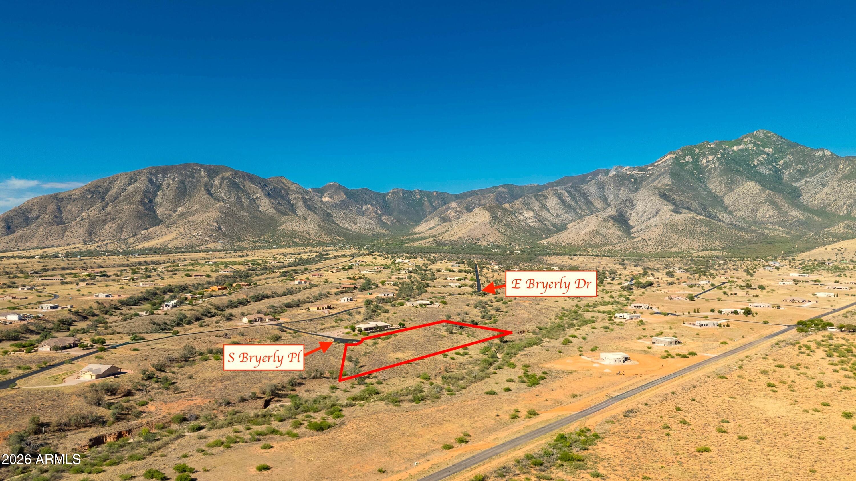 Build your dream home on this dream lot in the prestigious Wild Horse Subdivision. This is the largest lot currently available in this sought after gated community. Water and power already on site. This 4.6 acre property offers the perfect blend of luxury, privacy, and breathtaking Southern Arizona beauty.
Nestled in the heart of Hereford, this stunning parcel is surrounded by expansive custom estate homes on generously sized lots, showcasing pride of ownership and an appreciation for peaceful desert living. Enjoy unobstructed 360-degree views of the majestic Huachuca  and Mule Mountains, rolling high-desert landscapes, and unforgettable Arizona sunrises and sunsets. The dark night skies create the perfect backdrop for outdoor entertaining and stargazing.