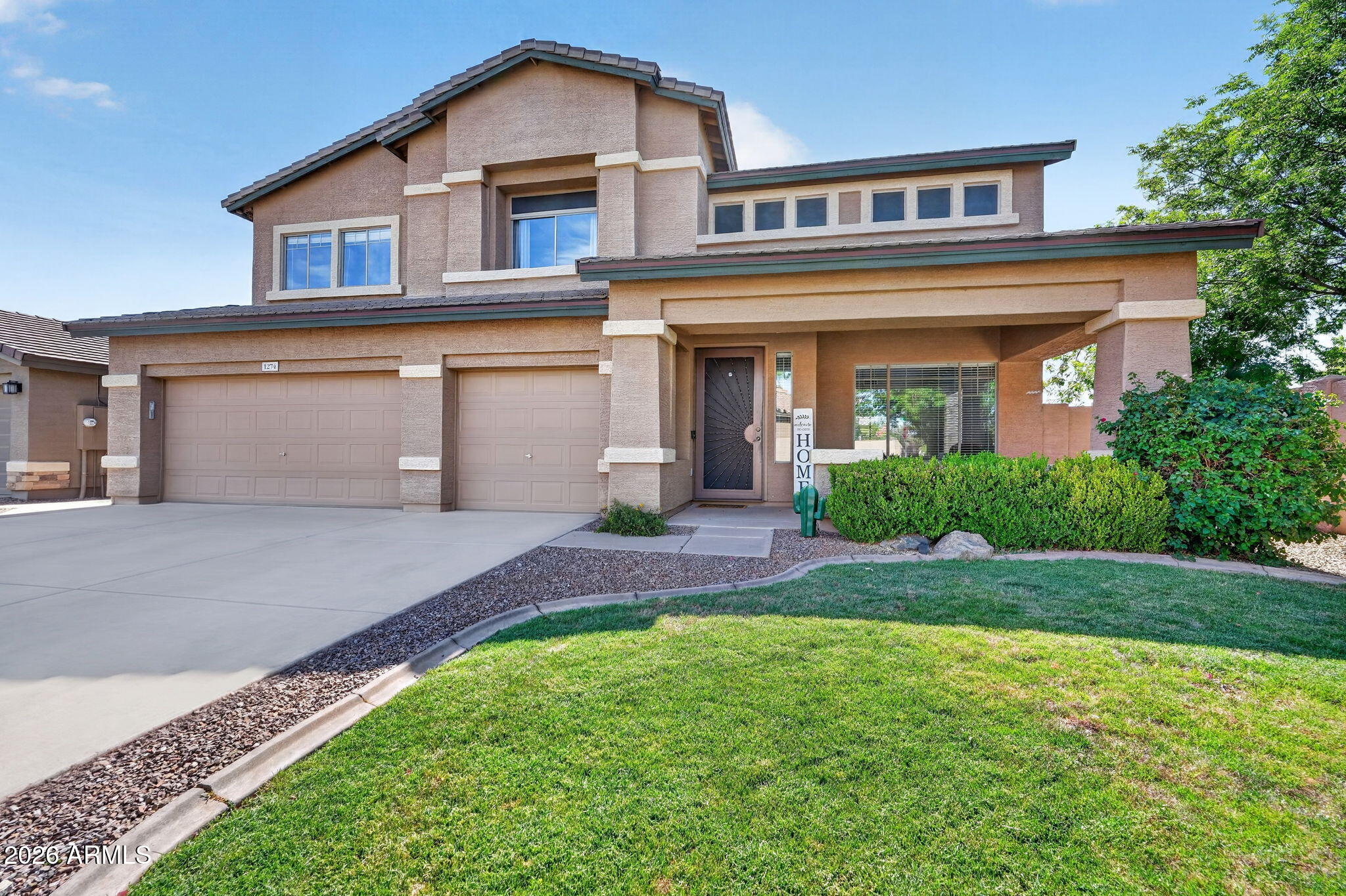Amazing opportunity in the heart of Gilbert! Situated on a desirable corner lot, this spacious 5-bedroom home offers the perfect combination of location, functionality, and value. Featuring a highly sought-after 3-car garage, sparkling private pool, and low-maintenance backyard with all synthetic turf, this property is designed for comfortable AZ living AND entertaining. Inside, you'll find generous living spaces with room for everyone. . The versatile floorplan offers both space and comfort in one of Gilbert's most convenient locations.  Enjoy being just minutes from Downtown Gilbert's popular dining and entertainment. Close to parks, shopping, dining, top-rated Gilbert schools, and major employment corridors, this home offers the lifestyle and convenience buyers are looking for in Gilbert!  Finding a 5-bedroom home in Gilbert with a 3-car garage, private pool, corner lot, and this level of convenience at an attractive price point is becoming increasingly rare. Whether you're searching for more space, a prime Gilbert location, or a home built for entertaining, this property checks all the boxes.