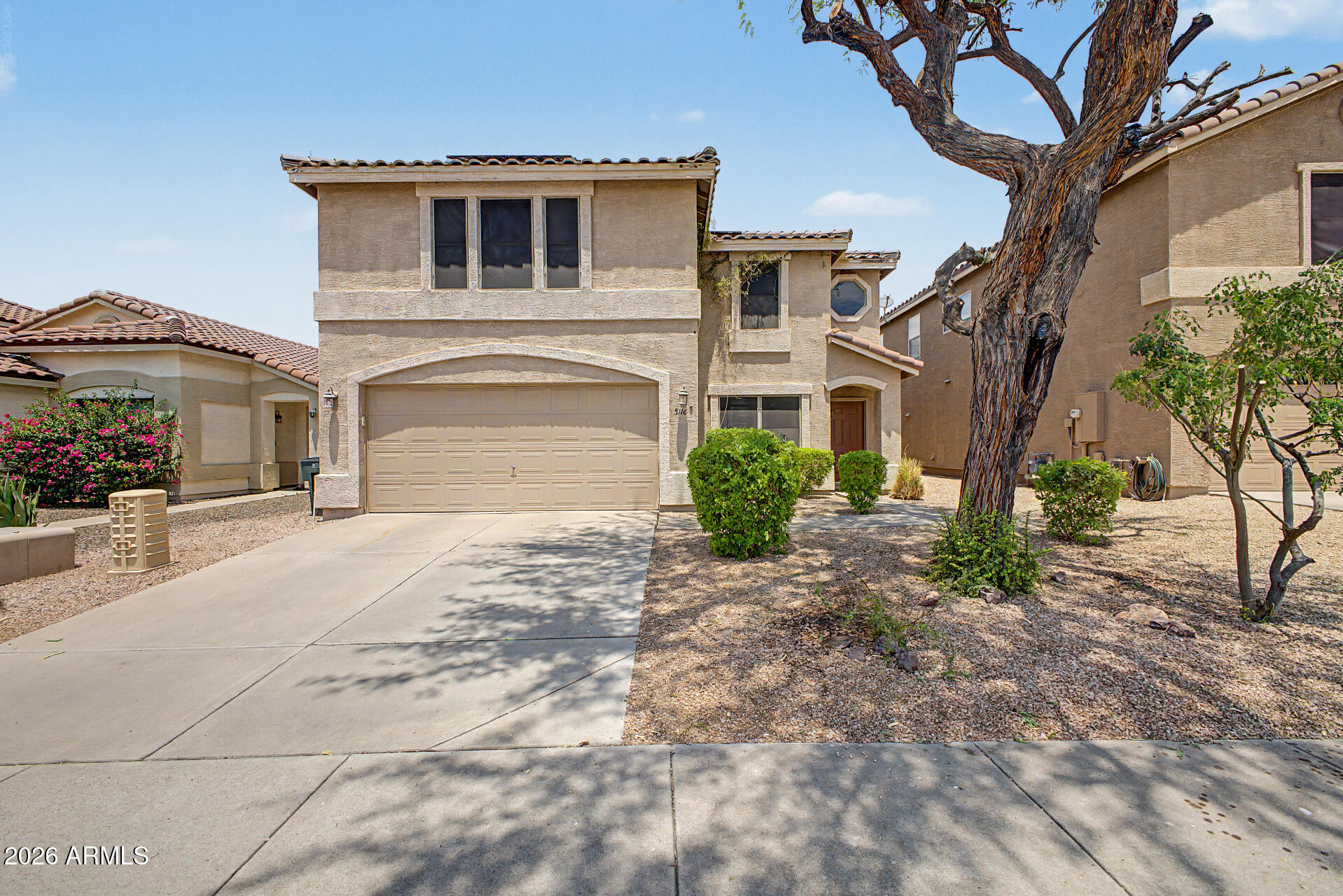 Welcome to this beautifully maintained 4-bedroom home in desirable Tatum Ranch! Soaring ceilings, abundant natural light, wood-look flooring, a cozy fireplace, and an open loft create the perfect blend of comfort and functionality. The kitchen features stainless steel appliances, white cabinetry, a breakfast bar, and a walk-in pantry. The spacious primary suite offers dual vanities and a walk-in closet. Step outside to your private backyard with lush grass, a covered patio, and a sparkling diving pool. Major updates include paid-off solar, a new A/C (2025), and a new pool pump (2024). Conveniently located near golf courses, parks, shopping, dining, and top-rated schools.