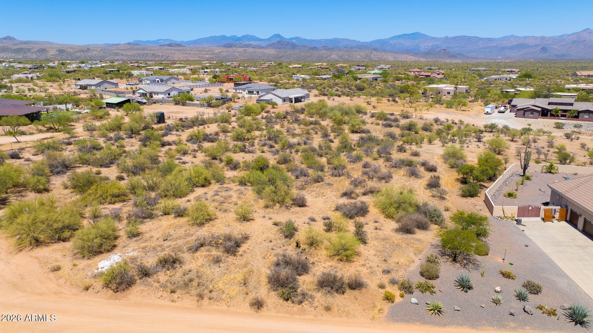 Come for the land, stay for the VIEWS! This lot is a gorgeous 1 acre property with 360 degree  mountain views including the iconic Four Peaks mountain range. Sitting on a 7 lot street you'll have both views and an established neighborhood. Win-win! Come see it today.