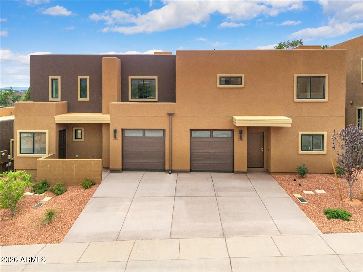 Introducing Velora, Sedona's newest townhome community featuring modern design in a prime location close to trails, restaurants & Red Rock attractions. These brand-new residences offer open layouts, designer finishes, granite counters, stainless steel appliances & private outdoor spaces to enjoy the Red Rock views. Four thoughtfully designed floor plans provide flexibility for a variety of lifestyles. Each home includes a single-car garage with EV charging & high-speed internet. With low-maintenance living, plus a pool & clubhouse, Velora offers a rare opportunity to own new construction in the heart of Sedona at this price point. Open Tuesday-Saturday, 10 AM-3 PM unless otherwise posted or scheduled appointments. We look forward to your visit and sharing all that Velora has to offer!