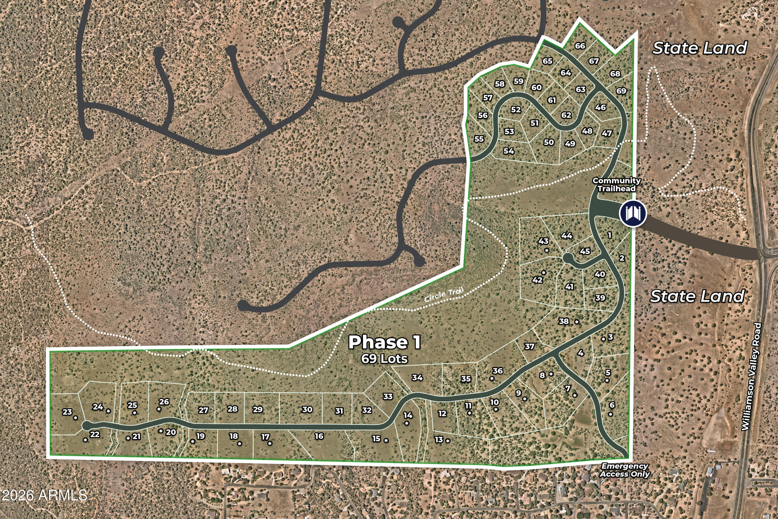 STRINGFIELD AT GRANITE MOUNTAIN PHASE 1 - Land