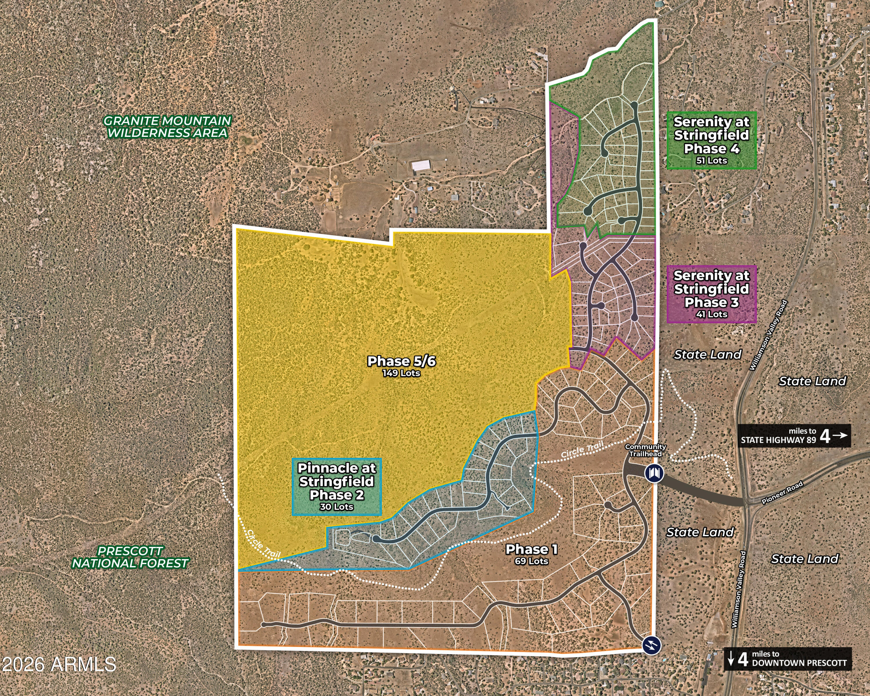 STRINGFIELD AT GRANITE MOUNTAIN PHASE 1 - Land