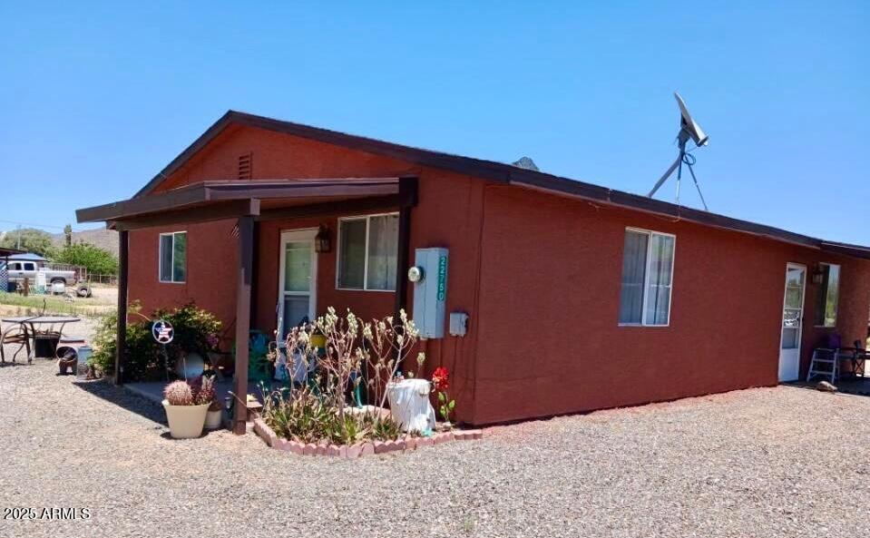 Great Rental Property Opportunity with 3 rentals. Home is duplex style 384 sq ft each with a 1 bath, 1 bedroom in the front duplex.
 Each side has separate entrances. They both share storage area with a separate entrance. Guest House in the back is 384
square feet with 1 bedroom, 1 bath, & Garage. Updates include 1 split A/C per unit, new metal roof, and newly
painted. The back Guest House uses Electric Heater & A/C.
