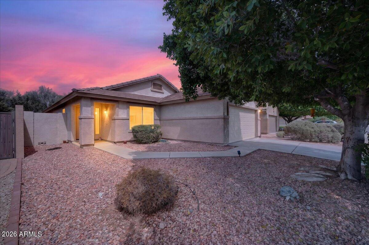 MOVE IN READY!  Freshly painted interior and new carpet installed July 2026! This pristine single-level home is located in the highly desirable Fletcher Heights community. Offering 3 bedrooms, a versatile den, and 2 bathrooms, the home features updated flooring and an open, functional floor plan perfect for everyday living and entertaining. The updated kitchen showcases granite countertops, a breakfast bar, and seamless flow into the main living areas. The spacious primary suite includes a walk-in closet and an ensuite bath with dual sinks, a soaking tub, and a separate shower. Conveniently located near the Loop 101, shopping, dining, parks, and entertainment, this home offers the perfect combination of comfort, style, and location!