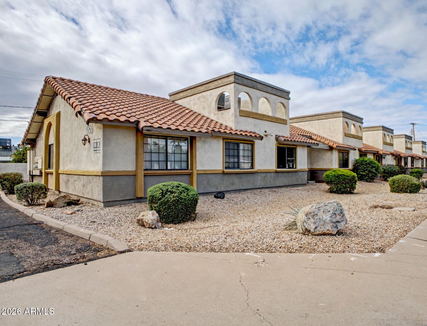 Multi Tenant built-out office suites, Perfect owner/User opportunity. The leases are month to month providing ultimate flexibility. It offers a Great Monument Signage on University Ave and ideally located in Downtown Mesa ''Opportunity Zone''. Built in 1985, wood frame and tile roof. Immediate access to SR 87, close proximity to restaurants, retail and service amenities. Frontage on University Avenue just West of Country Club Drive.