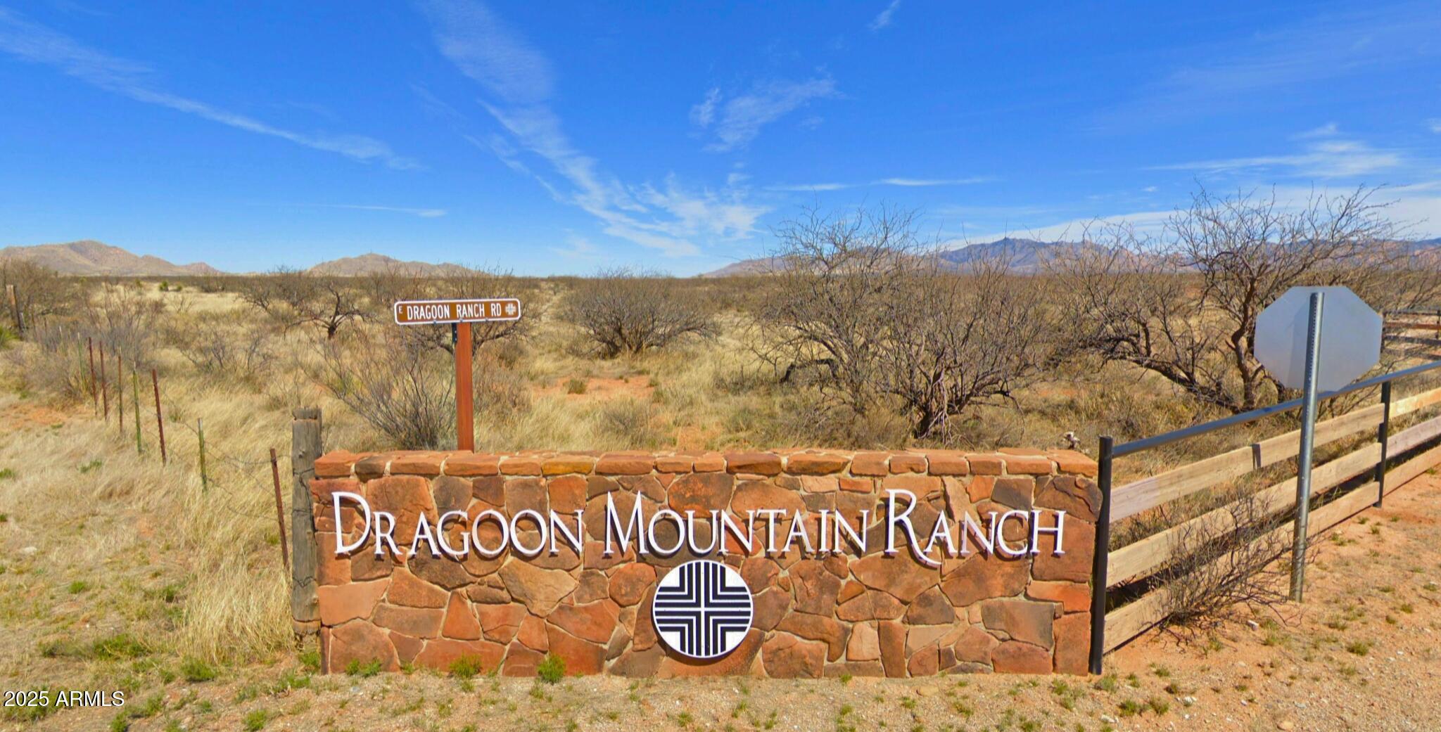 This 36-acre corner lot in gorgeous Dragoon Mountain Ranch1, Foothills Phase is waiting for your dream home!  It's in an HOA with low fees and few rules - just enough to create community and maintain roads.  Site built homes only with 1500 sf minimum.  Approved RV's OK while you build.  Perfect for your estate, custom home, vacation or retirement retreat or ranch in the most beautiful location in Southern Arizona.  This ideal parcel is near Treaty Hill where the Cochise surrendered to the US Army, and it's also across from Coronado National Forest with its hiking trails and picnic areas.   Approx. 10 miles from HWY 80.  Continued in Supplement... With an elevation around 3500', the climate here is cooler than Phoenix, but still has 284 sunny days per year!  You have more green with 14" of rainfall per year.  July has a high of 92 and low of 70, and December has a high of 57 and low of 36. Snow is rare - 2' per year.  Dragoon Mountain Ranch Foothills is the premier phase of DMR, closest to the mountains with the best views and location, just east of St. David in southeastern Arizona.  Homesites here gently terrace up from the San Pedro River valley to an average elevation of 4700 feet above sea level.  Each homesite enjoys sweeping views of four beautiful wilderness mountain ranges, the Whetstones, the Huachucas, the Rincons as well as the Dragoons themselves, which tower above the Ranch to an elevation of over 7,000'.  The Ranch itself adjoins 52,000 acres of the Coronado National Forest wilderness area as well as thousands of acres of State Trust lands, both of which provide a natural sanctuary for the area's abundant wildlife as well as a buffer against unwanted development.

You will not want to miss visiting this wonderful parcel, so please hurry to avoid disappointment!

A Due Diligence Report is available upon request.