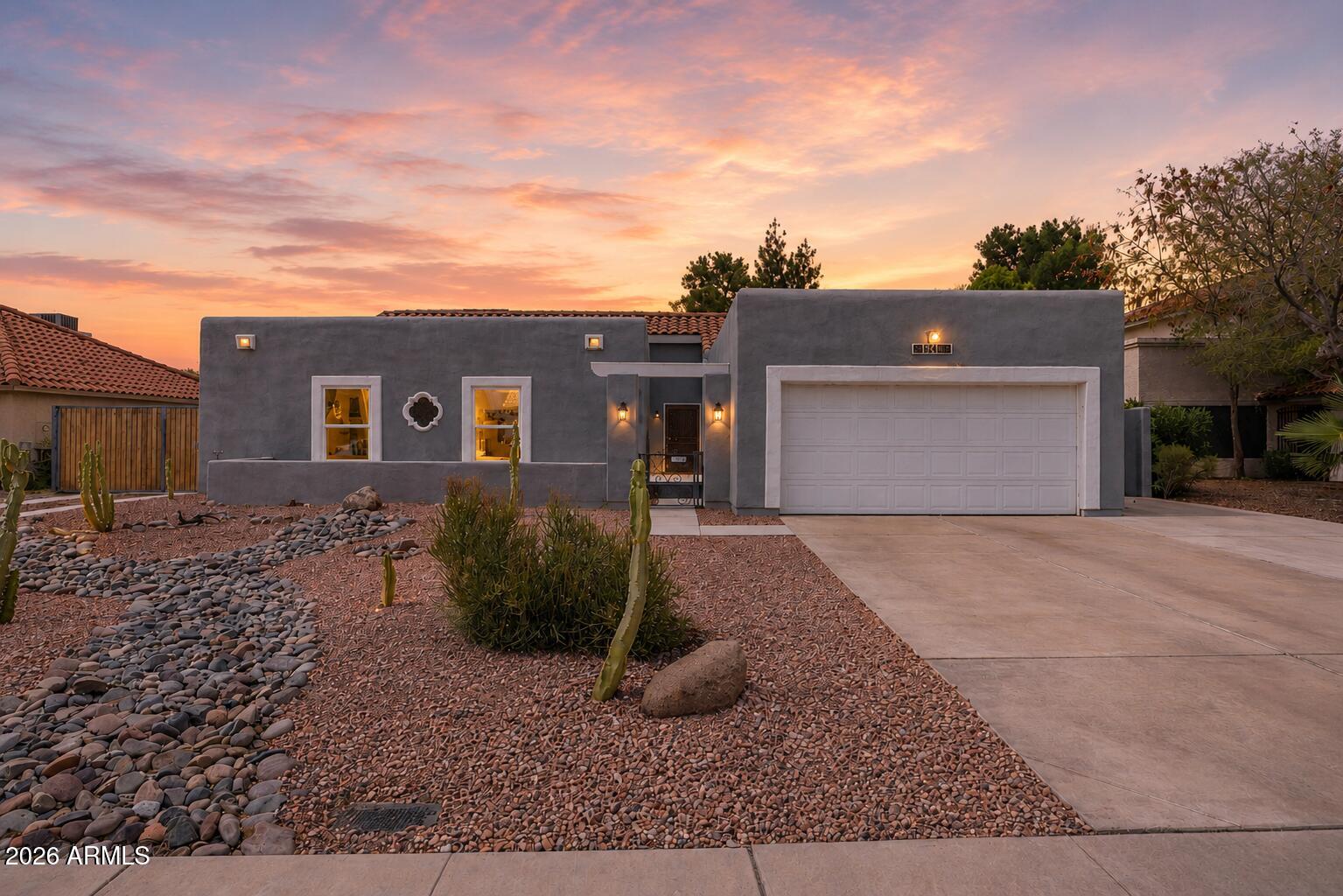 This Tempe home is ready for new owners! Situated on a cul-de-sac lot with NO HOA, RV parking, and a resort-style backyard, this property offers the lifestyle and freedom without the price tag. Enjoy a sparkling pool, extended covered patio, an oversized side yard with storage shed, and the best dang tasting orange tree around! Inside you'll find a remodeled 3-bed, 2.5-bath home - with vaulted ceilings, luxury vinyl plank flooring, an updated kitchen, newer dual-pane energy-efficient windows, plus an air-conditioned epoxy garage perfect for hobbies, the man (or woman) cave, or even a home gym. With the best freeway access you can get anywhere in the valley in 30 minutes and only 15 minutes from the Chandler Mall, Tempe Marketplace, and Sky Harbor Airport. Special Financing Available!!