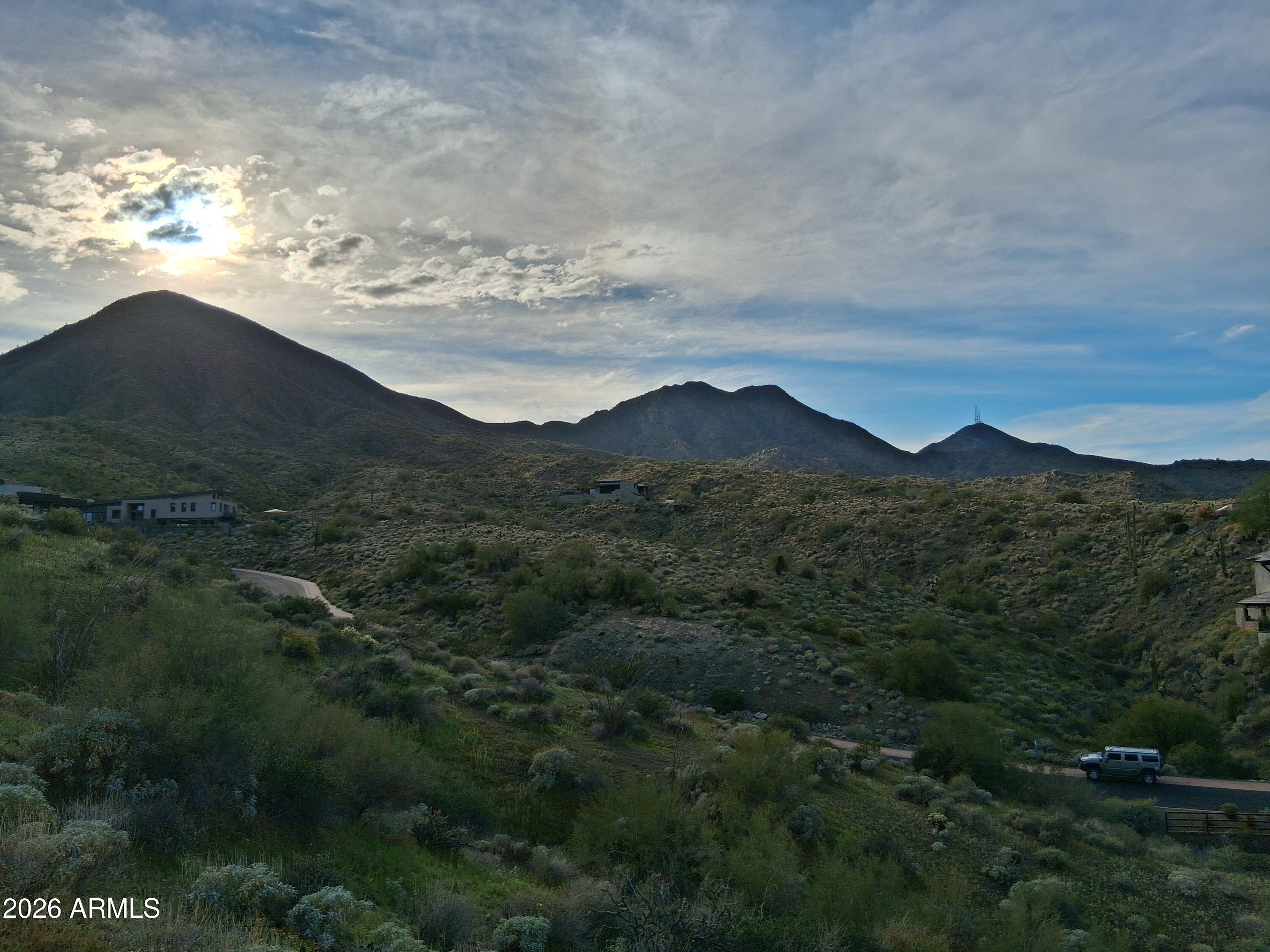 Large lot with Large Views!!  Build your dream home here in the exclusive Eagles Nest subdivision.   This lot offers you Mountain views of the McDowell Mountains, Matazal Mountains and the McDowell Regional park's preserved desert!   You need to see this affordable lot with great views!!    ***Financing is available!***