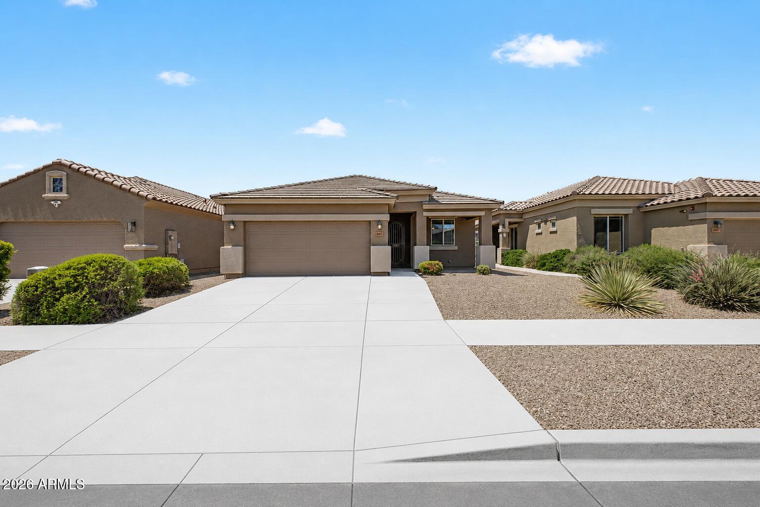 Beautiful 3 Bedroom, 2 Bathroom, Single Level Home, Built in 2015, Open Kitchen w/Granite Countertops & Appliances Included, Eat-In Kitchen Dining, Spacious Great Room w/Elevated Flat Ceilings, Split Floor Plan, Master Bedroom w/Walk-In Closet, Master Bathroom w/Walk-In Shower, Professionally Landscaped Front & Backyard, Covered Backyard Patio, 2 Car Garage, Come Check It Out!