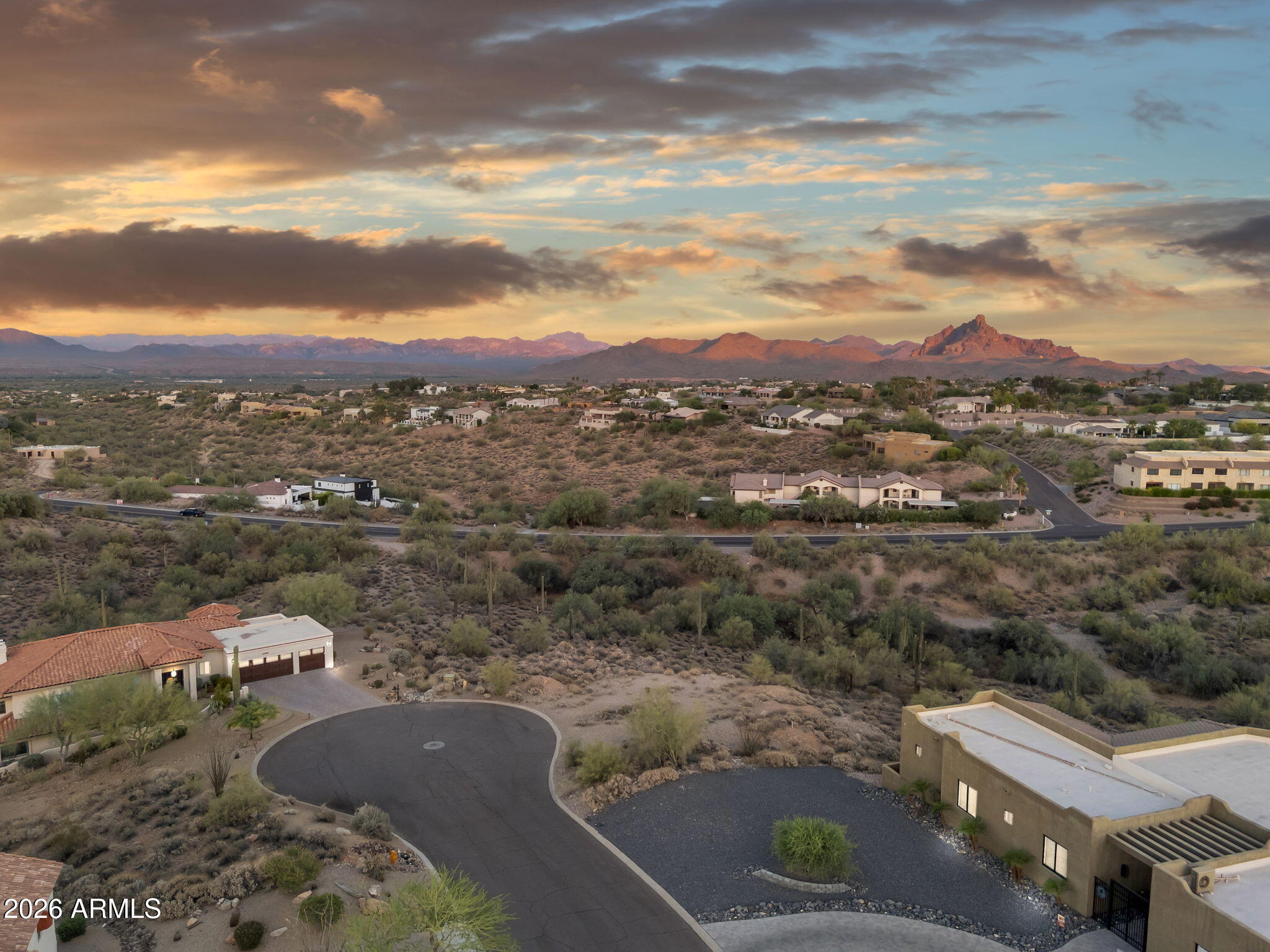 Don't miss this incredible, 1.9-acre view lot in Fountain Hills, where elevation and access finally meet. Set on almost two acres, this parcel provides meaningful space to build the custom home you've been picturing, complete with the views to match. In addition to beautiful mountain views, just to the southwest of the property you'll find beautiful red rocks, along with the natural enchantment of Fountain Hills Desert Botanical Garden. Even better, the natural beauty of this location doesn't mean losing convenience as you have common errands within a few miles and only about 1.5 miles from Shea Boulevard, opening a direct path to everything Scottsdale has to offer. Bring your builder and your vision to experience this beautiful lot today!