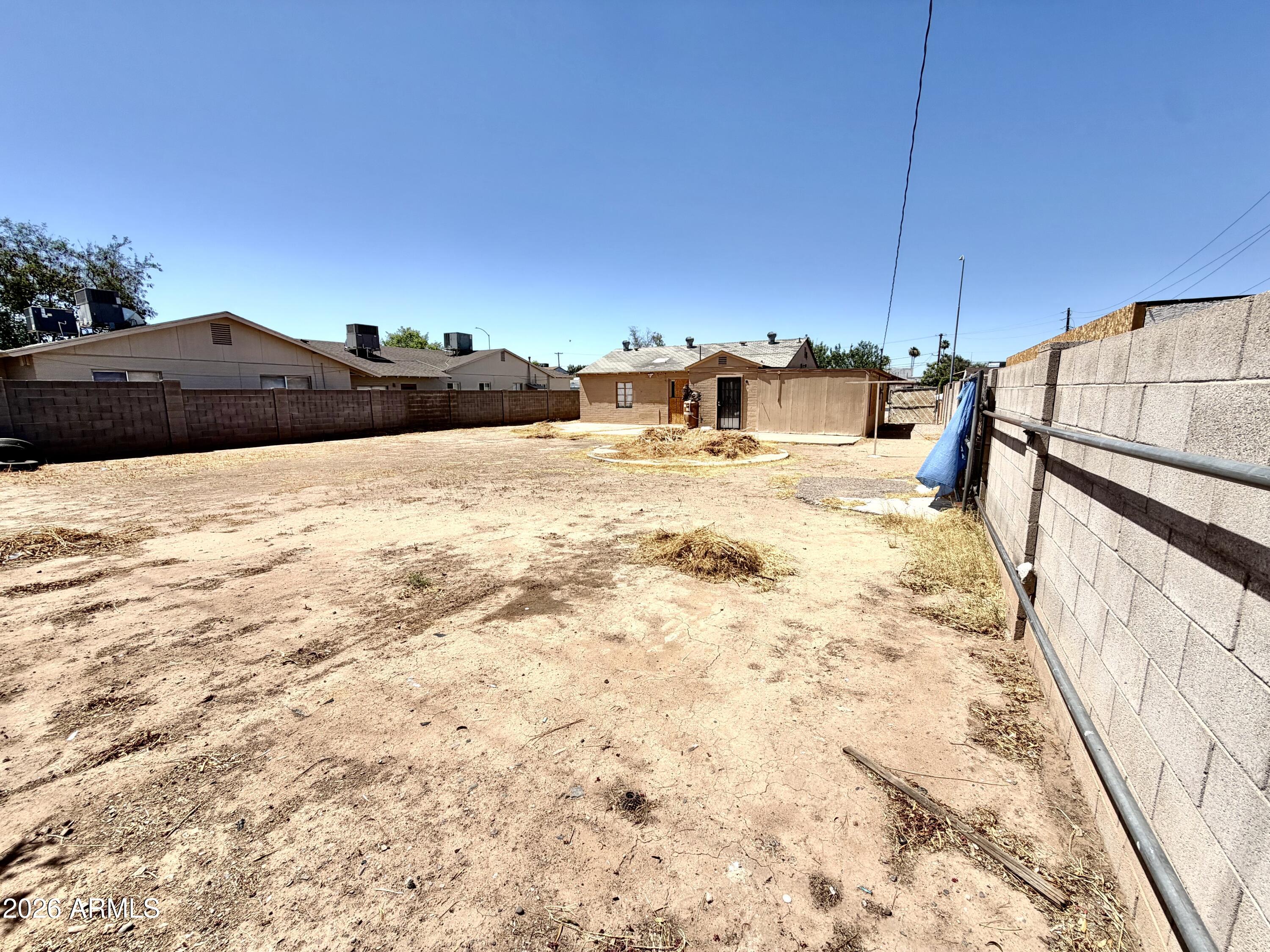 Incredible Investment Opportunity! Huge 9,417 Sq. Ft. Lot just one house off of Country Club Dr. Unlimited exposure for any potential business or mixed use property. Prime Location! Low property taxes equal to approx. $95/mth. NO HOA! Minutes from Downtown Mesa, the Light Rail, Fiesta Redefined, Mesa Art Center, Palo Theme Park District, Shopping, Dining and More! Street is lined with Mixed Use Properties & Single Family Residences. Current Zoning is [C-G] Commercial, General with the Opportunity to Potentially Rezone. Home has 1,431 Sq. Ft, 3 Bedrooms, 1 Bathroom and 2 RV Gates! Cash Only. The possibilities when buying this property are endless!